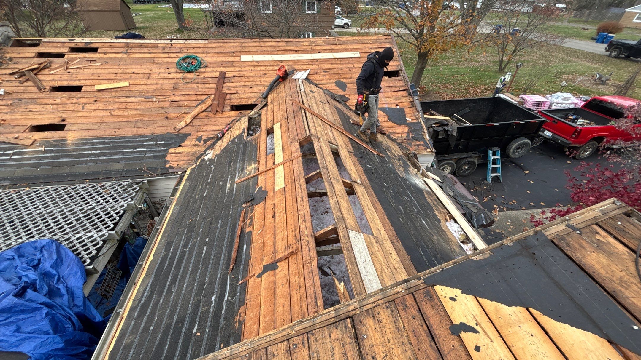 Roof Replacement using Owens Corning Aged Copper by 180 Contractors