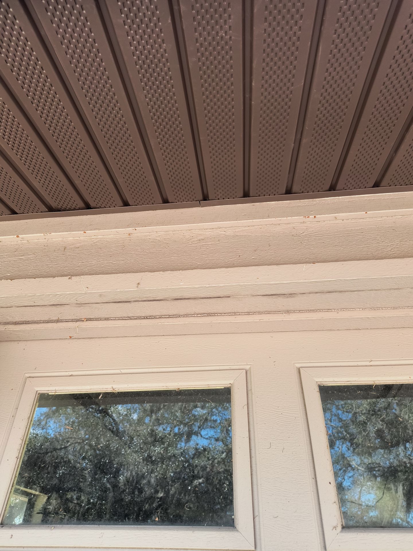 New Musket Brown Soffit Installation in Sarasota FL by Gutter Professors