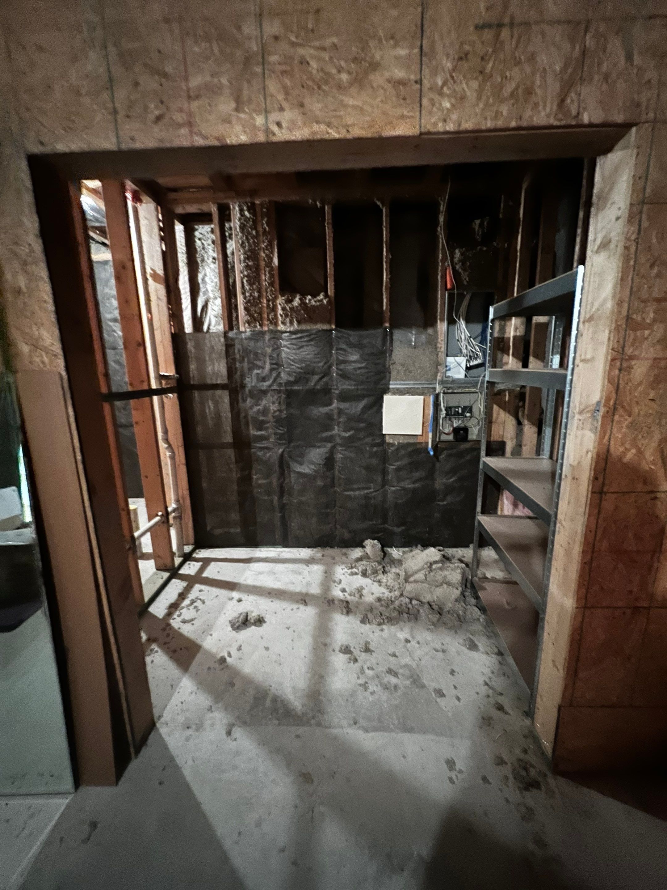 Basement Remodeling With New Bathroom and Luxury Vinyl Flooring by Swift Home Renovations