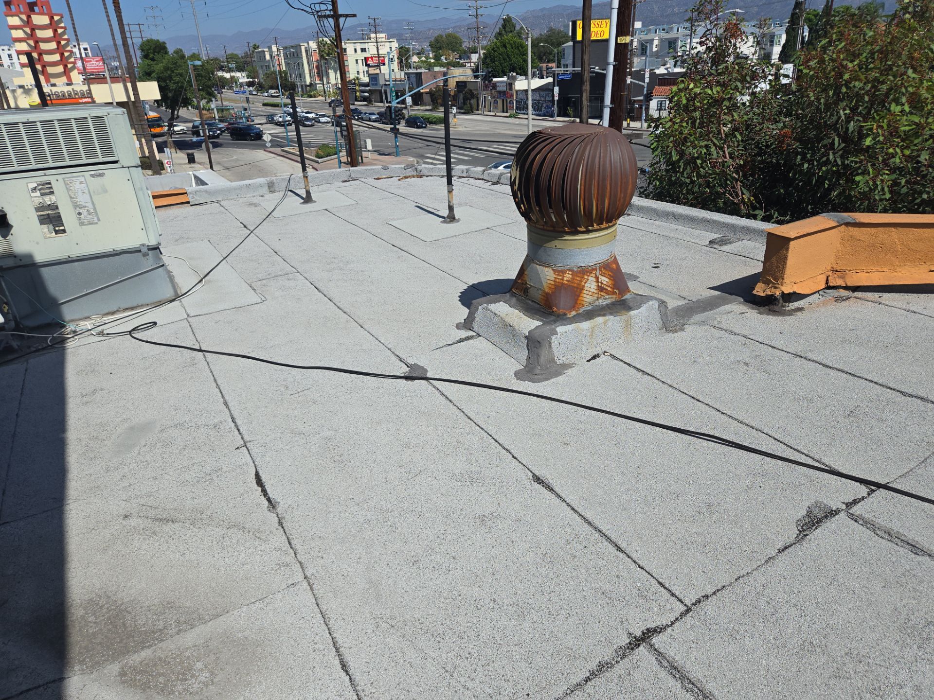 Silicone Coating Project in North Hollywood by Hull Brothers Roofing