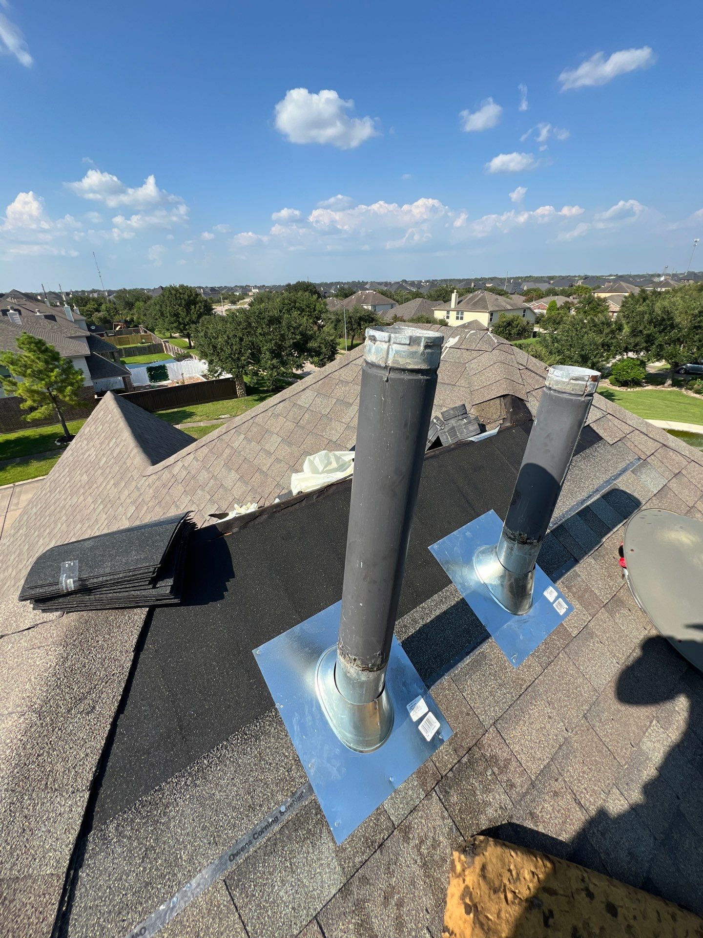 Hail Damage using Owen's Corning Duration (Lifetime) Shingles by Roof Repair Services LLC