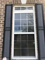 Shutters using Mid America Raised Panel by ExteriorPros