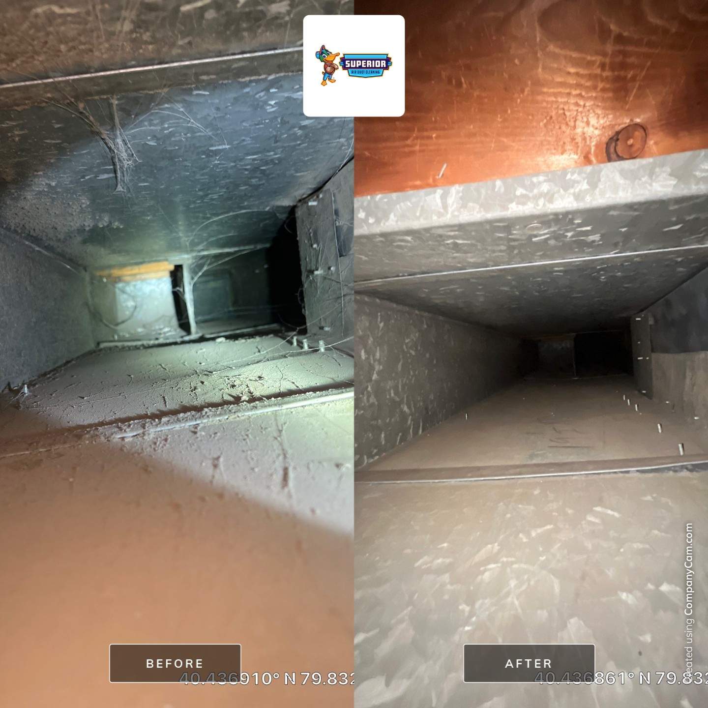 Air Duct Cleaning With a Vacuum Truck in Pittsburgh, PA by Superior Air Duct Cleaning