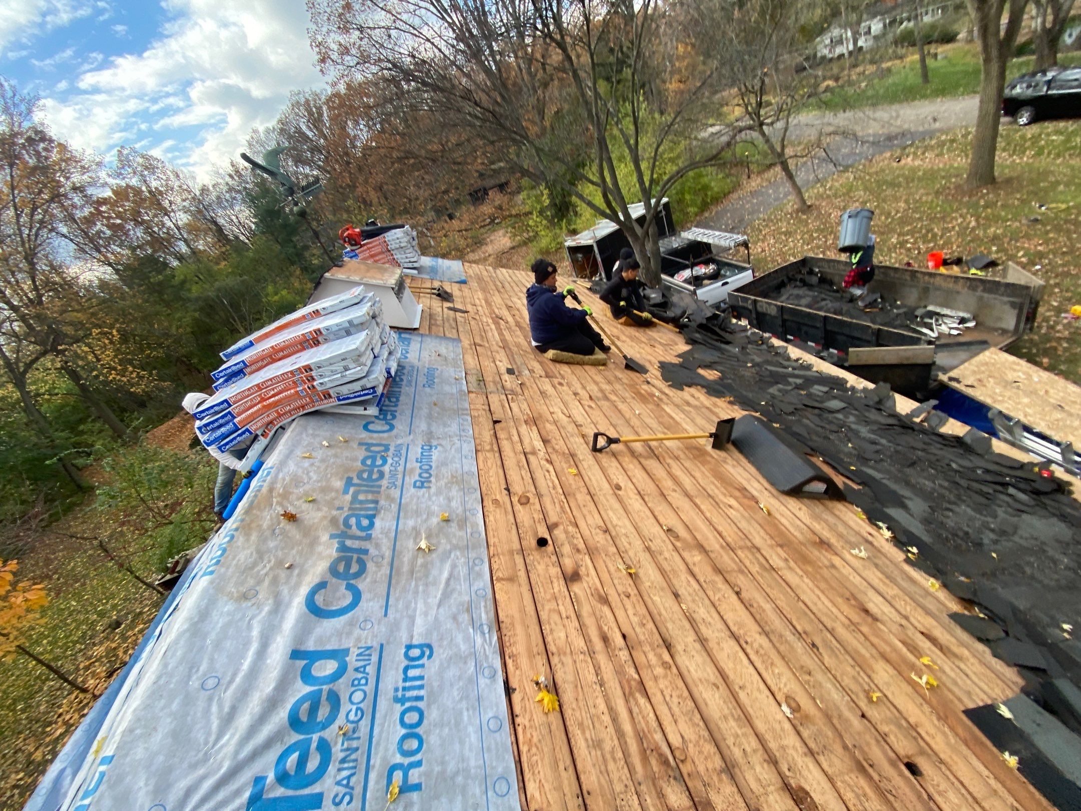 Roof Replacement using CertainTeed Landmark by 180 Contractors