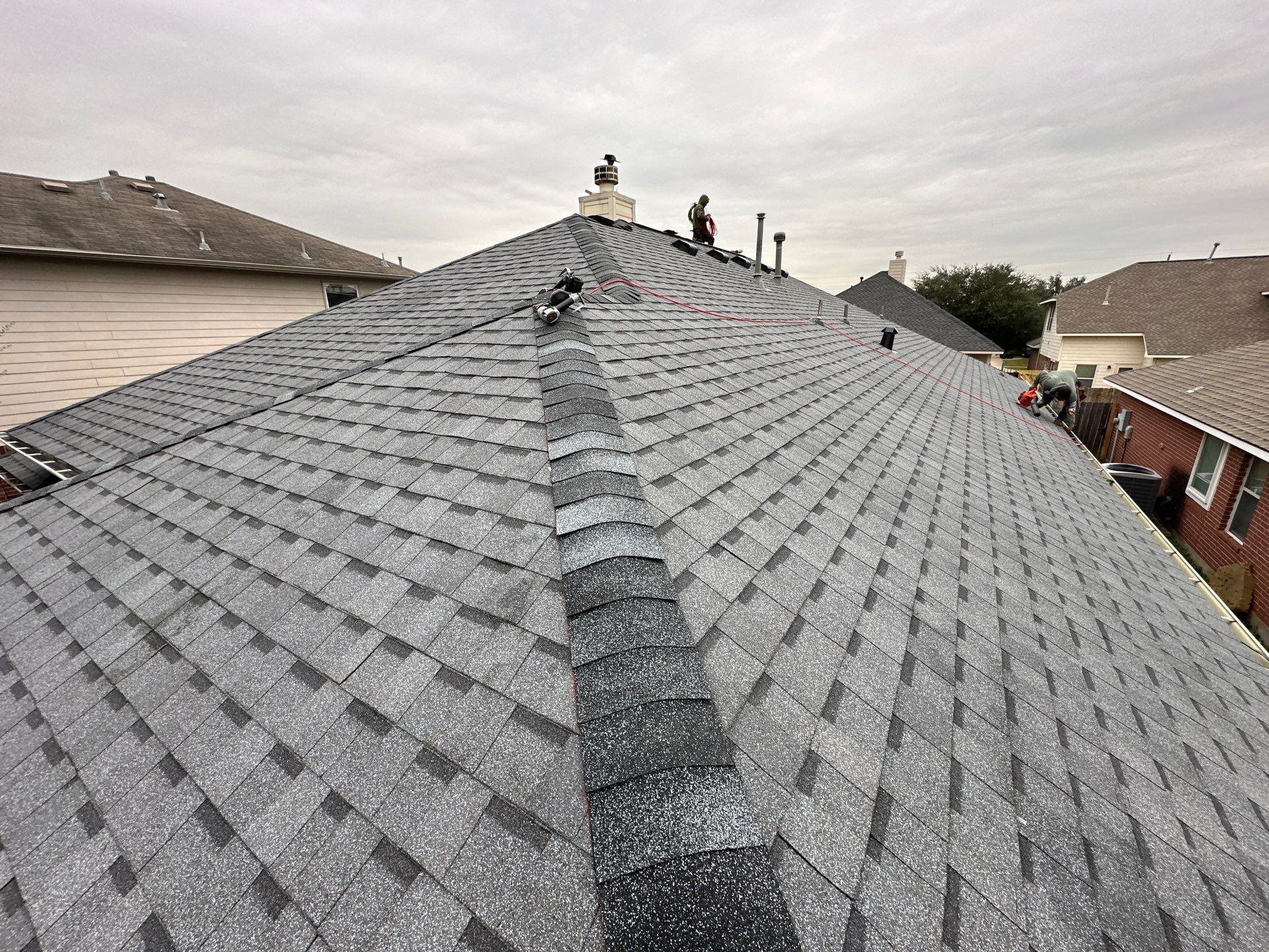 Project in Houston by Motion Roofing