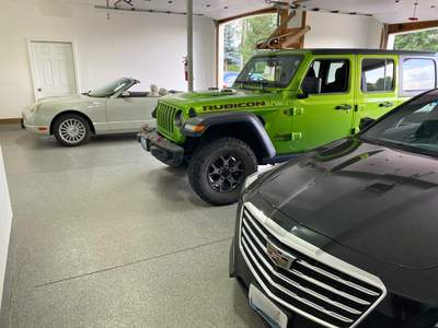 Garage, Walkway and Shop Transformation using Shale Hybrid
