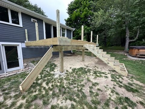 New deck and siding in Stow, MA by UBrothers Construction