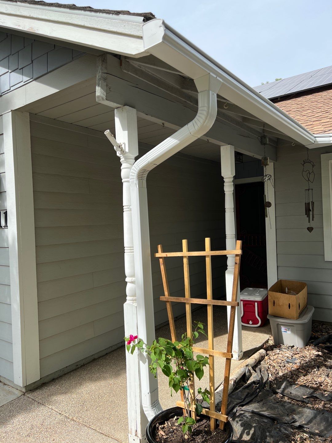 Gutter Installation using Englert LeafGuard Gutters by Byers Enterprises 