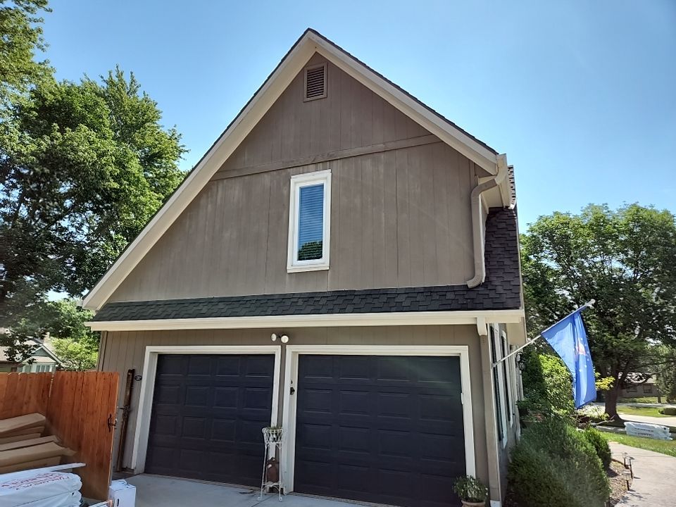 All New Craneboard D7 siding and New prefinished front door   by EEC  Windows, Siding & Roofing 