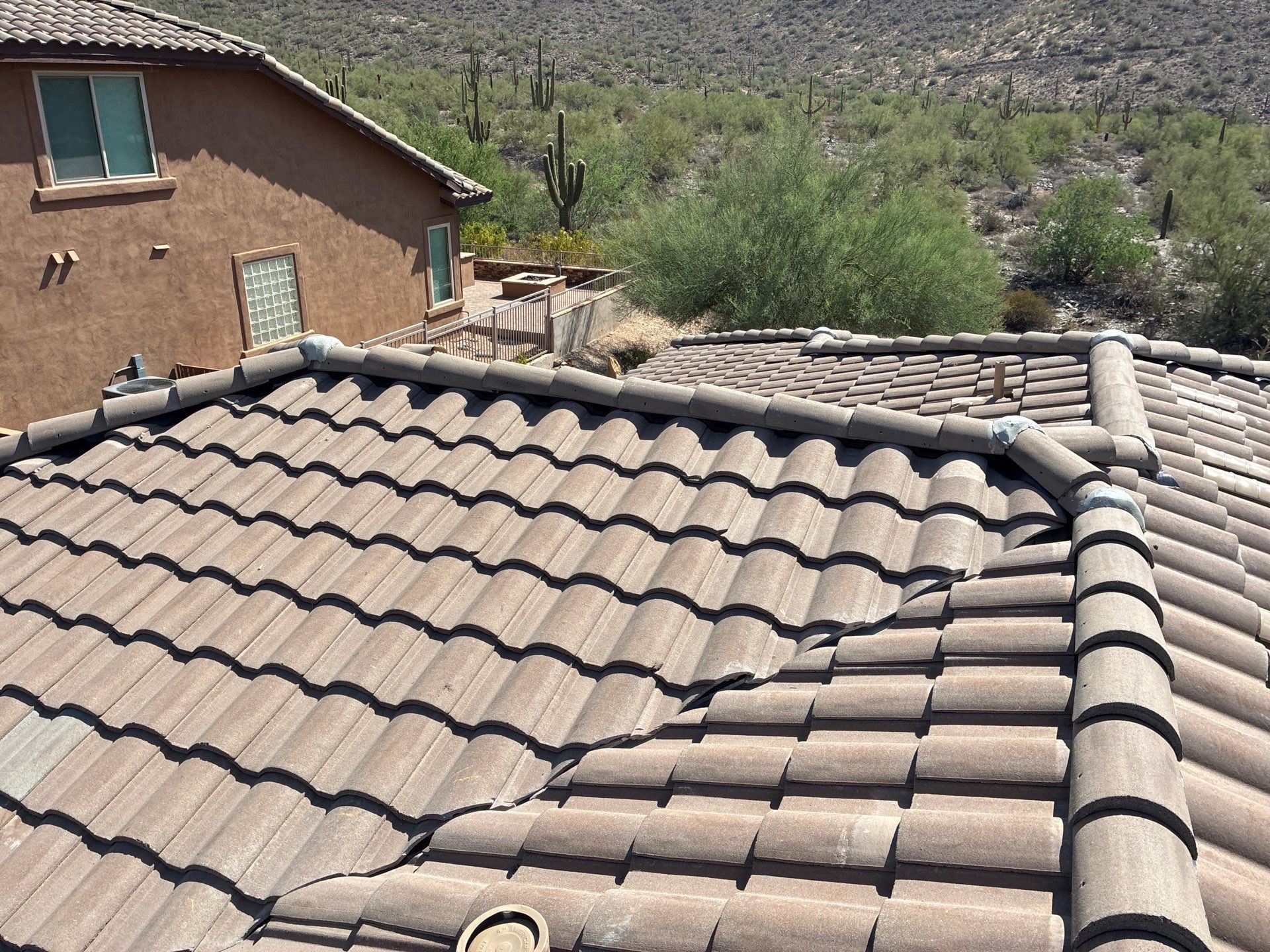 Residential Roof Install using Concrete Tiles in Scottsdale, Arizona by Weather-Tite Roofing