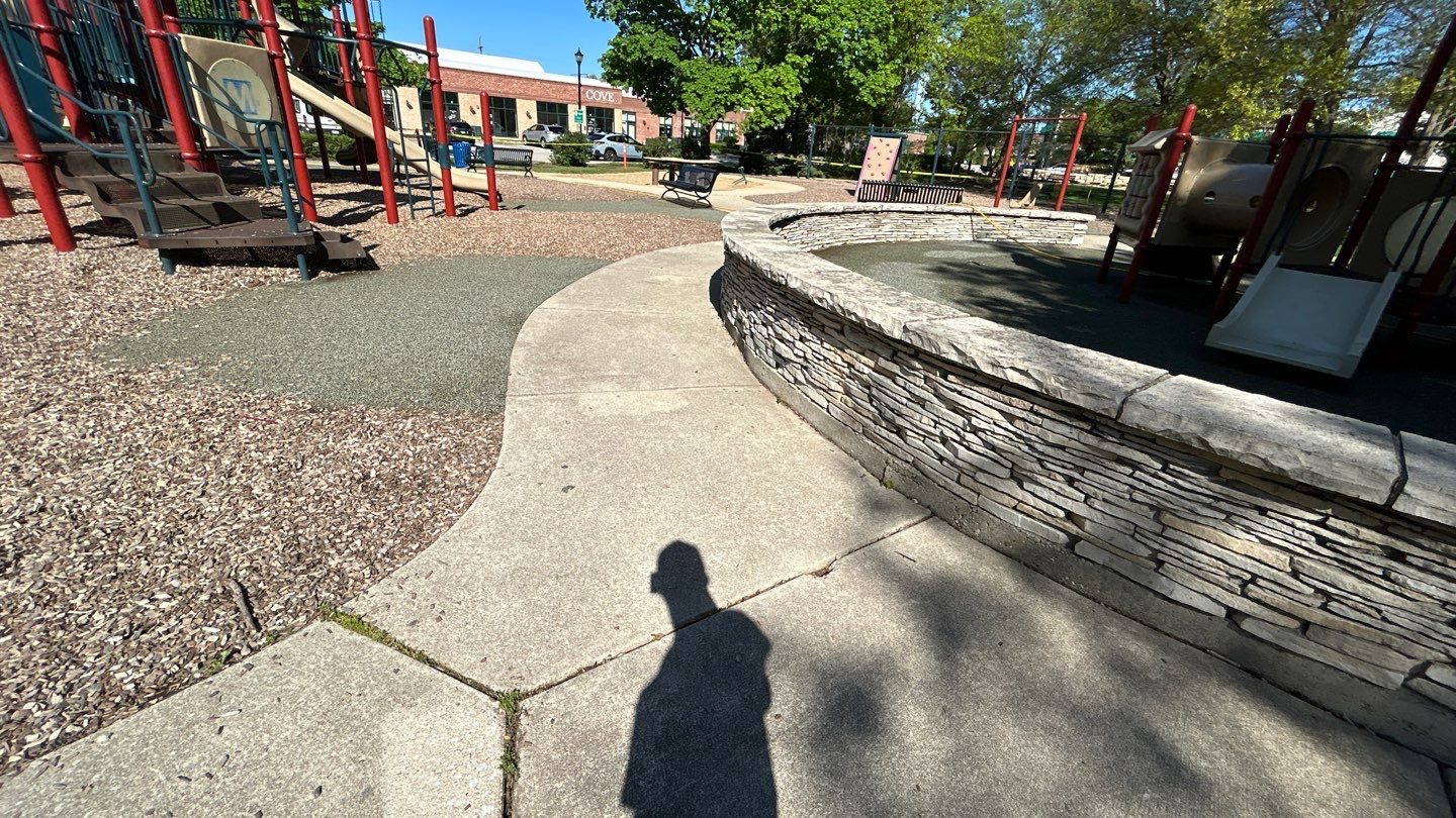 Playground cleaning by Northern Power Washing LLC.