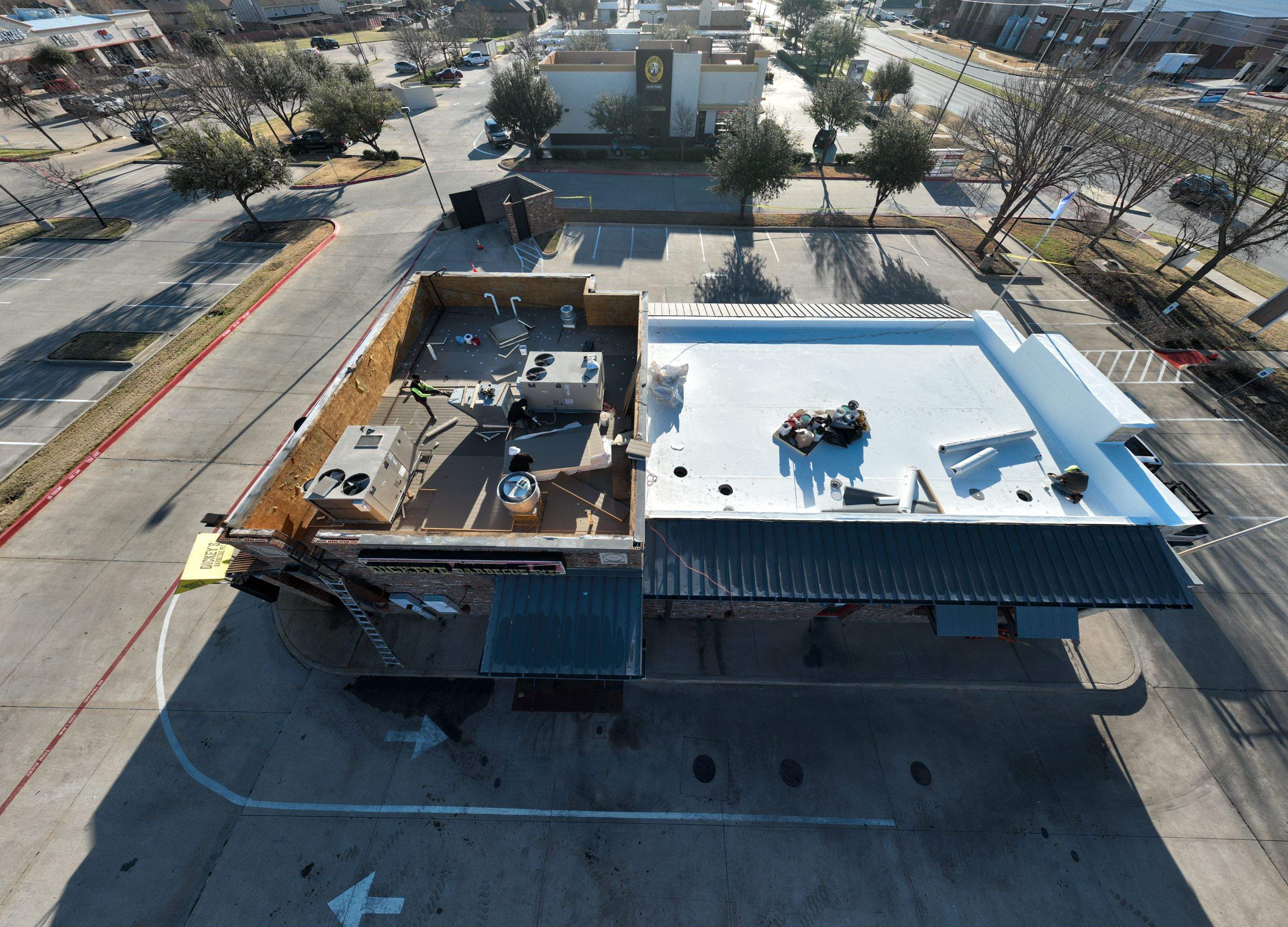 TPO Commercial Roofing Installation by 3:16 Roofing and Construction