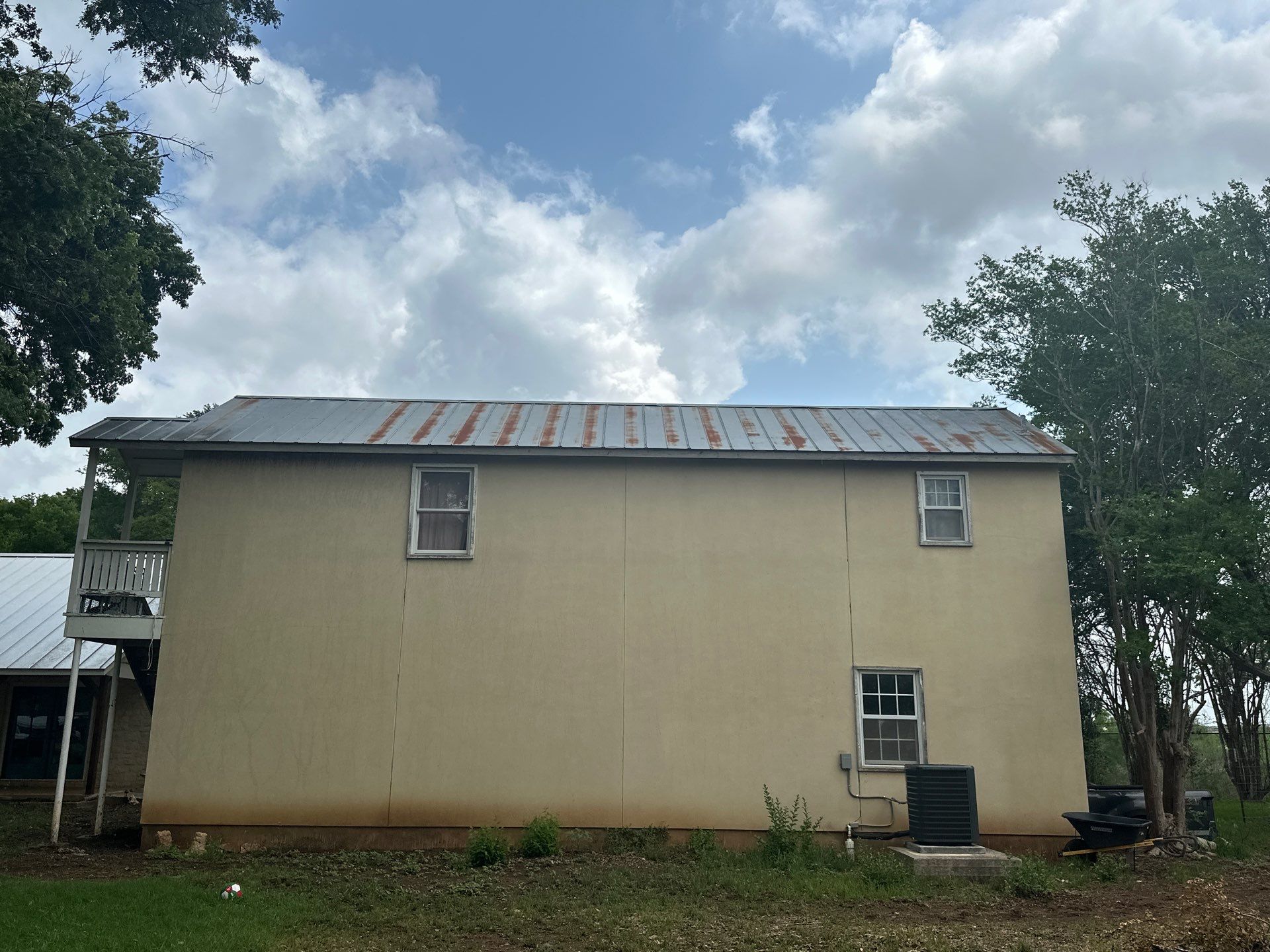 Metal roof clean & coating by Cool Roofs