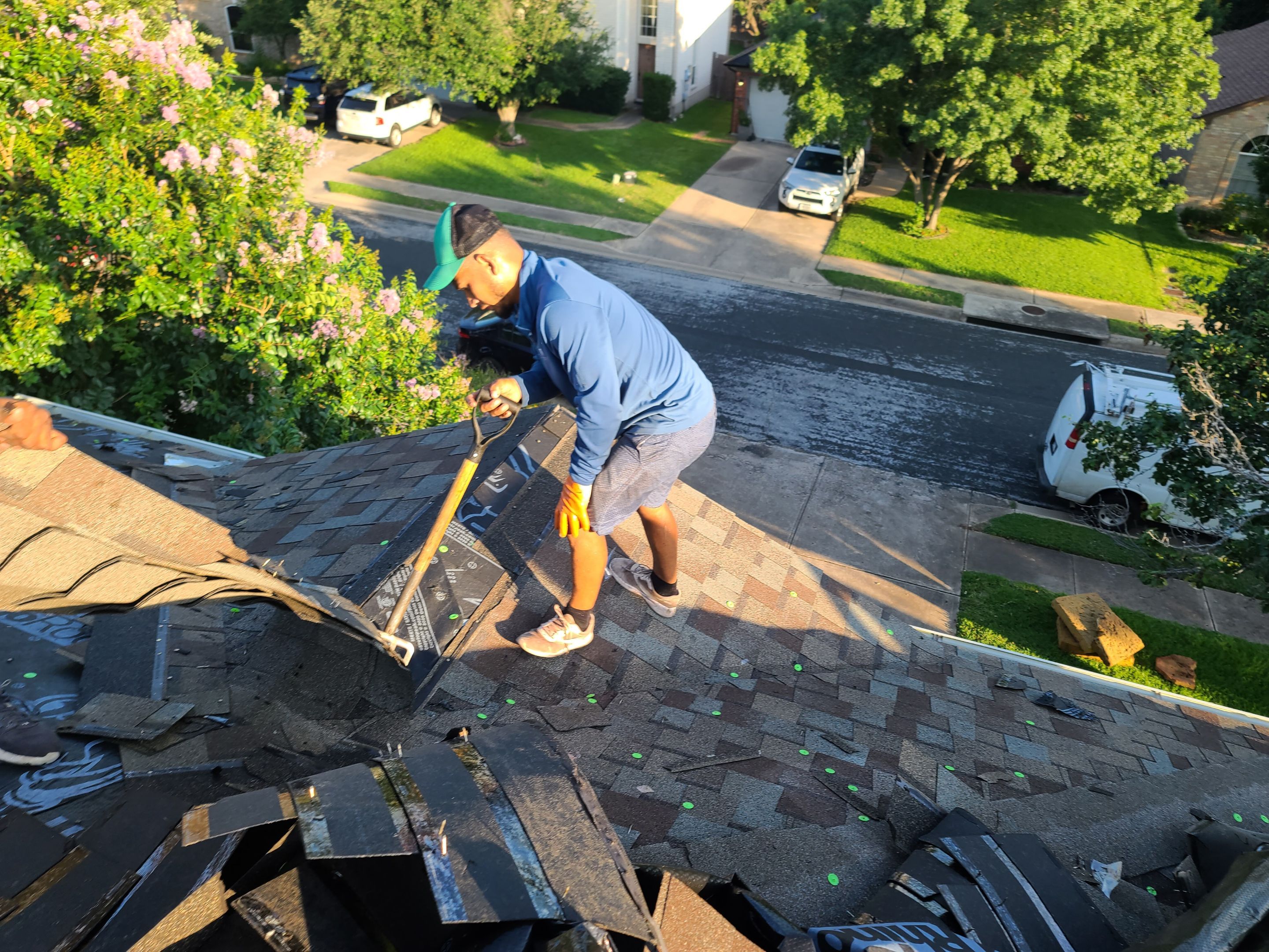 Architectural Shingle Roof Replacement and Sheathing Upgrades in Round Rock by Caliber Restoration LLC