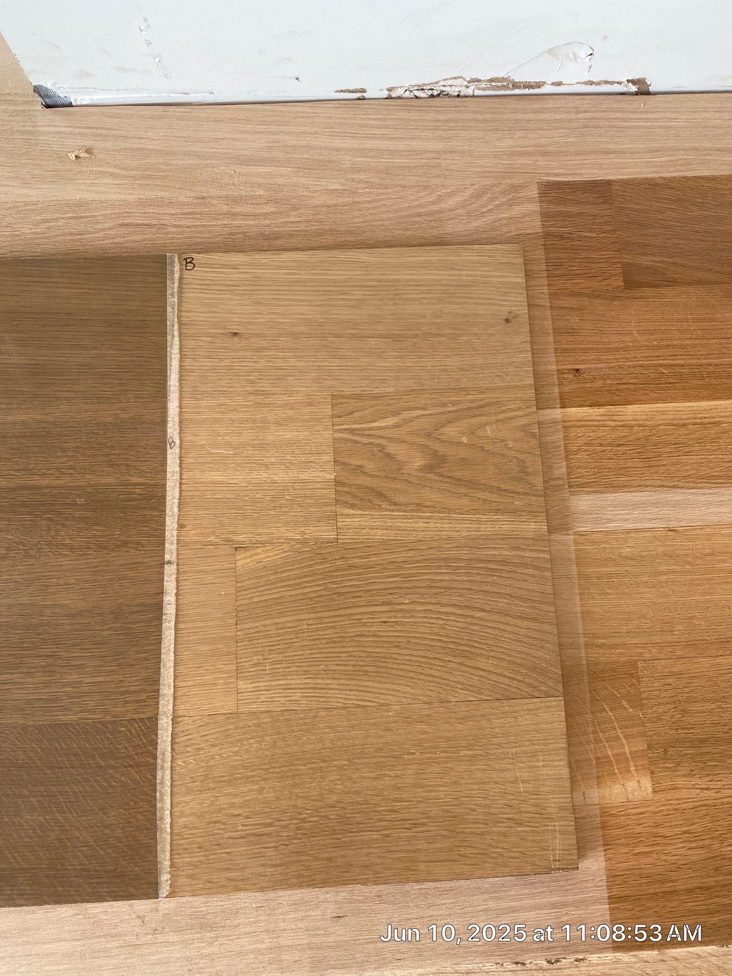 This project has it all!!!! Custom Flooring, Leveling Service, Custom Stair parts and pieces, risers, blue pad cover - all inclusive service from RTB! by RTBaldwin Hardwood Floors