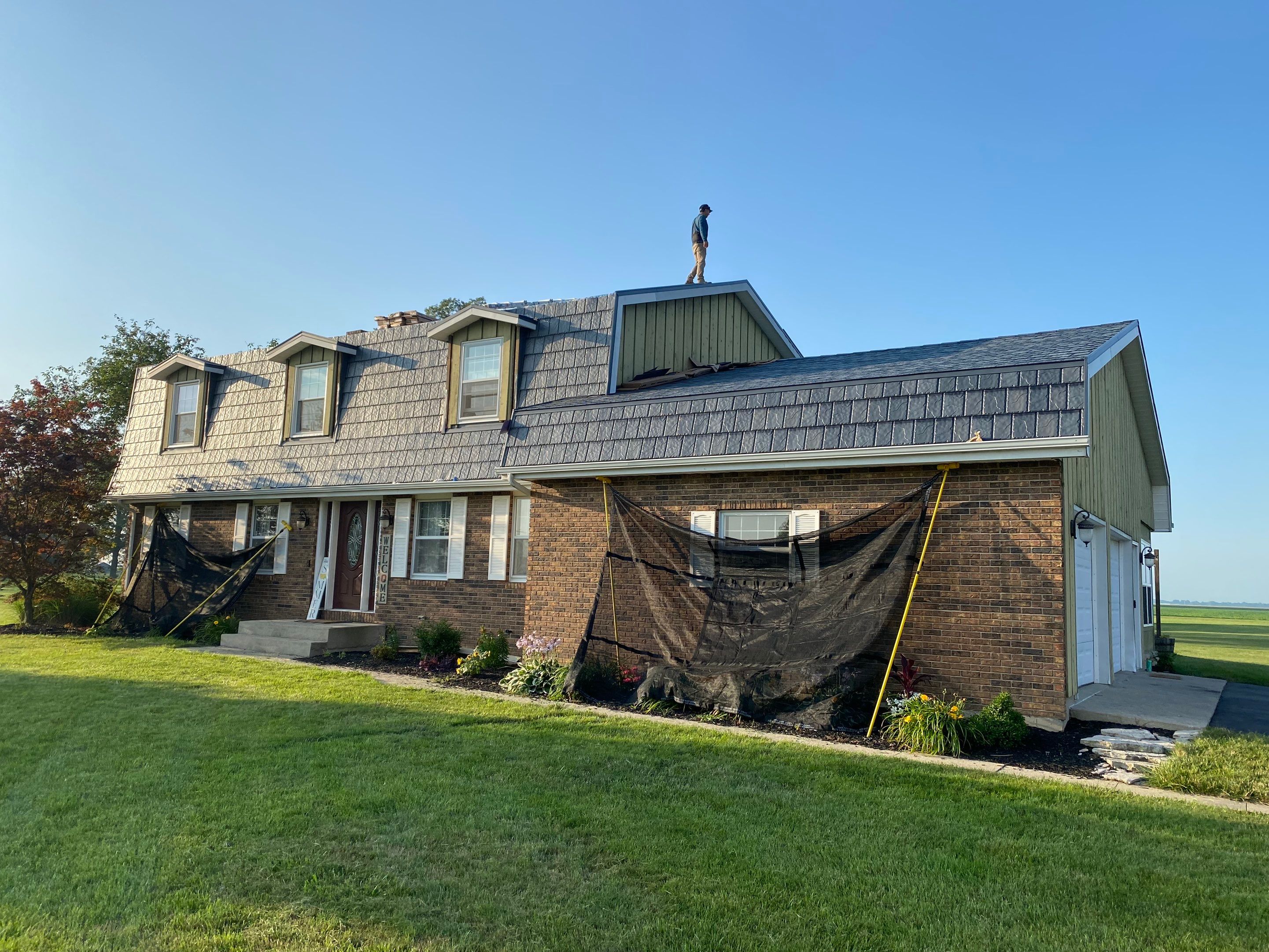 EDCO Slate Style Metal Shingle Roof in Van Wert, Ohio by 4Ever Metal Roofing