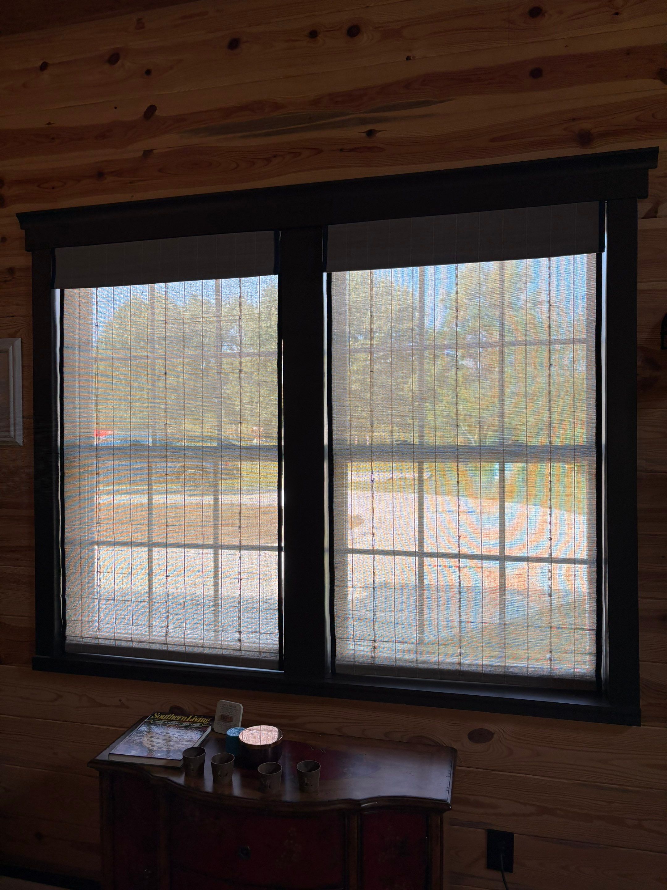 Roller and Woven Wood Shades Project in Union Grove by Blinds and Borders