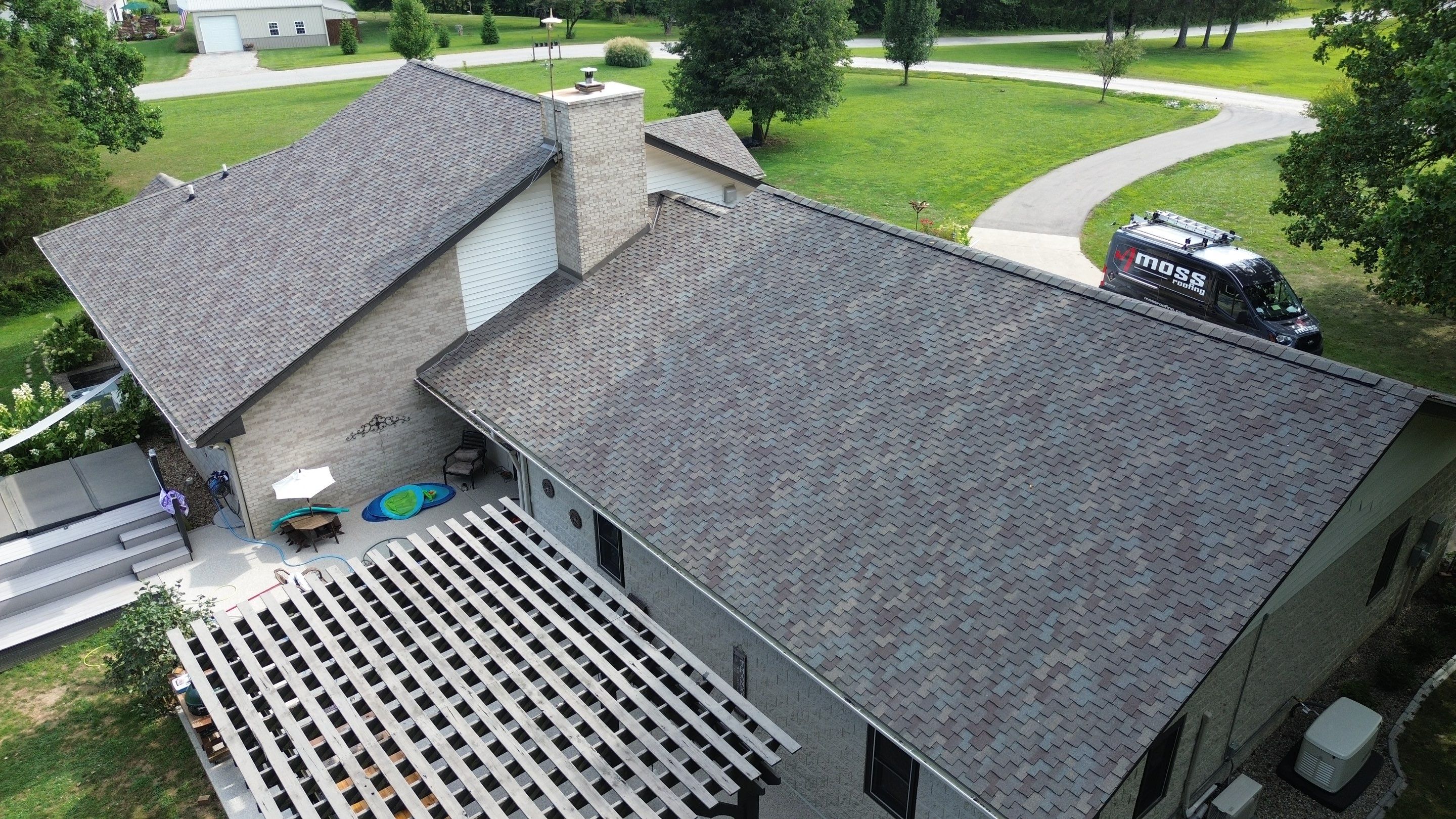 Project in Columbus by Moss Roofing