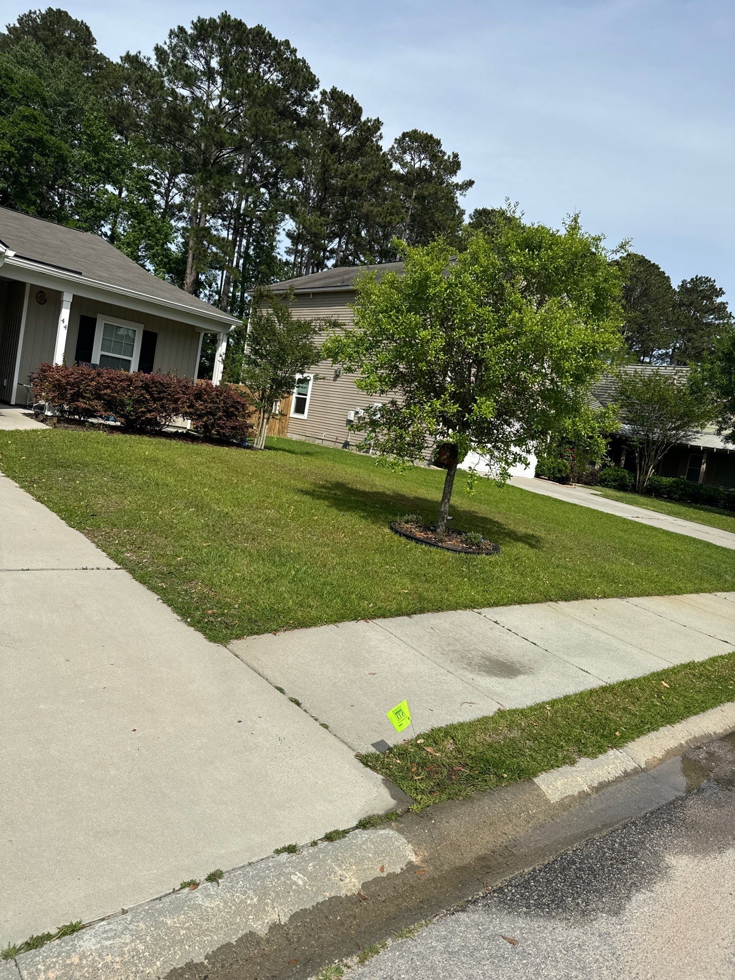 Custom Paver Landscape Edging and Garden Bed Mulching in Bluffton by Lowcountry Scapes, LLC