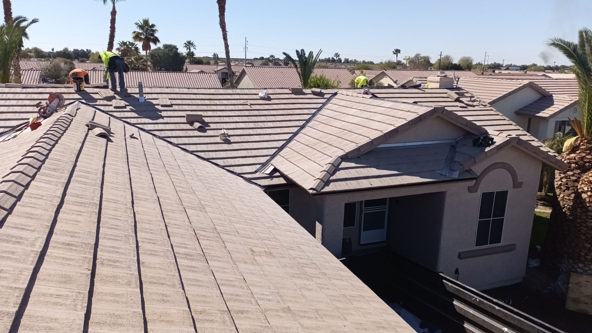 Savannah Beige Concrete Tiles by Reimagine Roofing