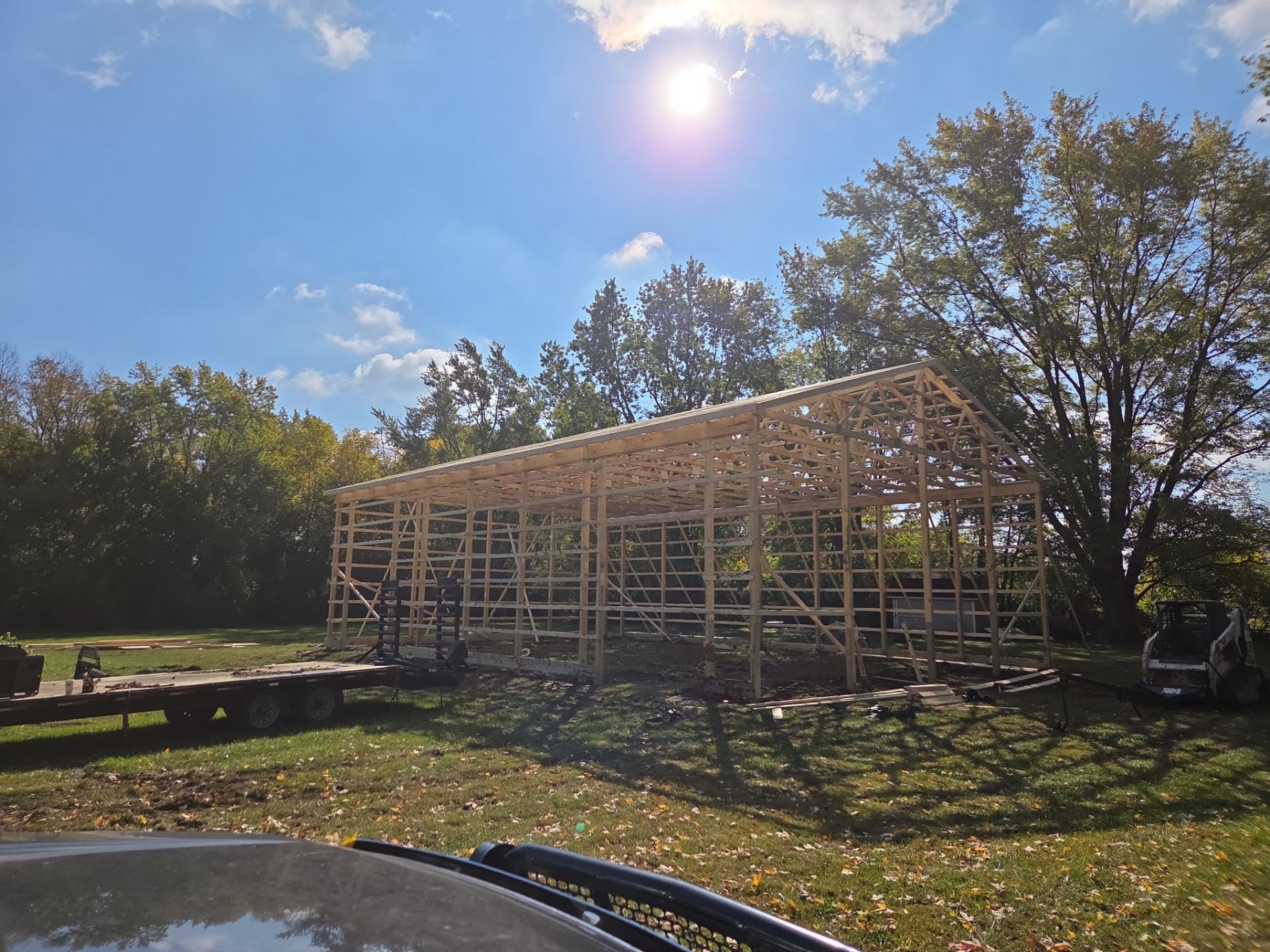 40'x60'x16' Pole Barn by The Barn Builders