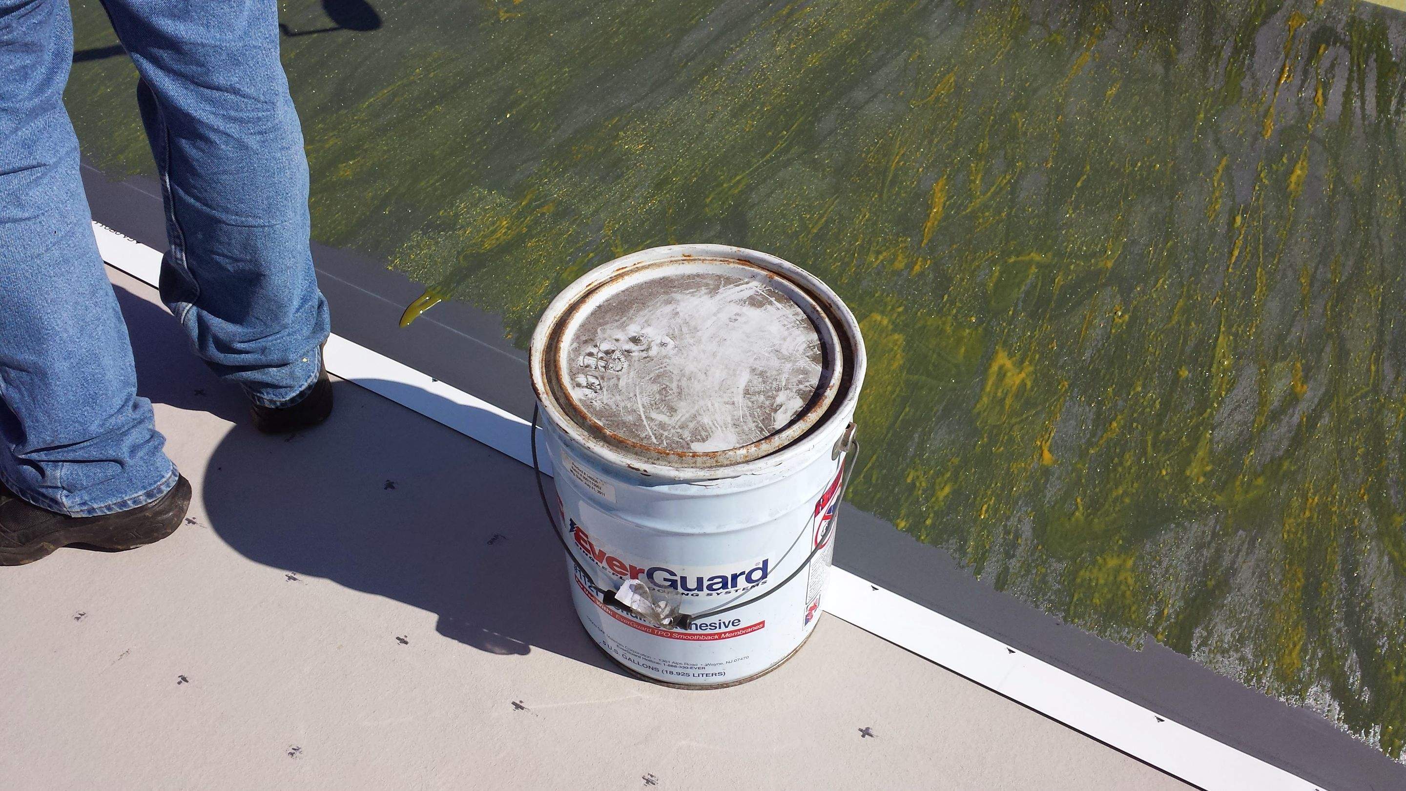 GAF TPO Fully Adhered Flat Roof Project by First United Roofing & Construction