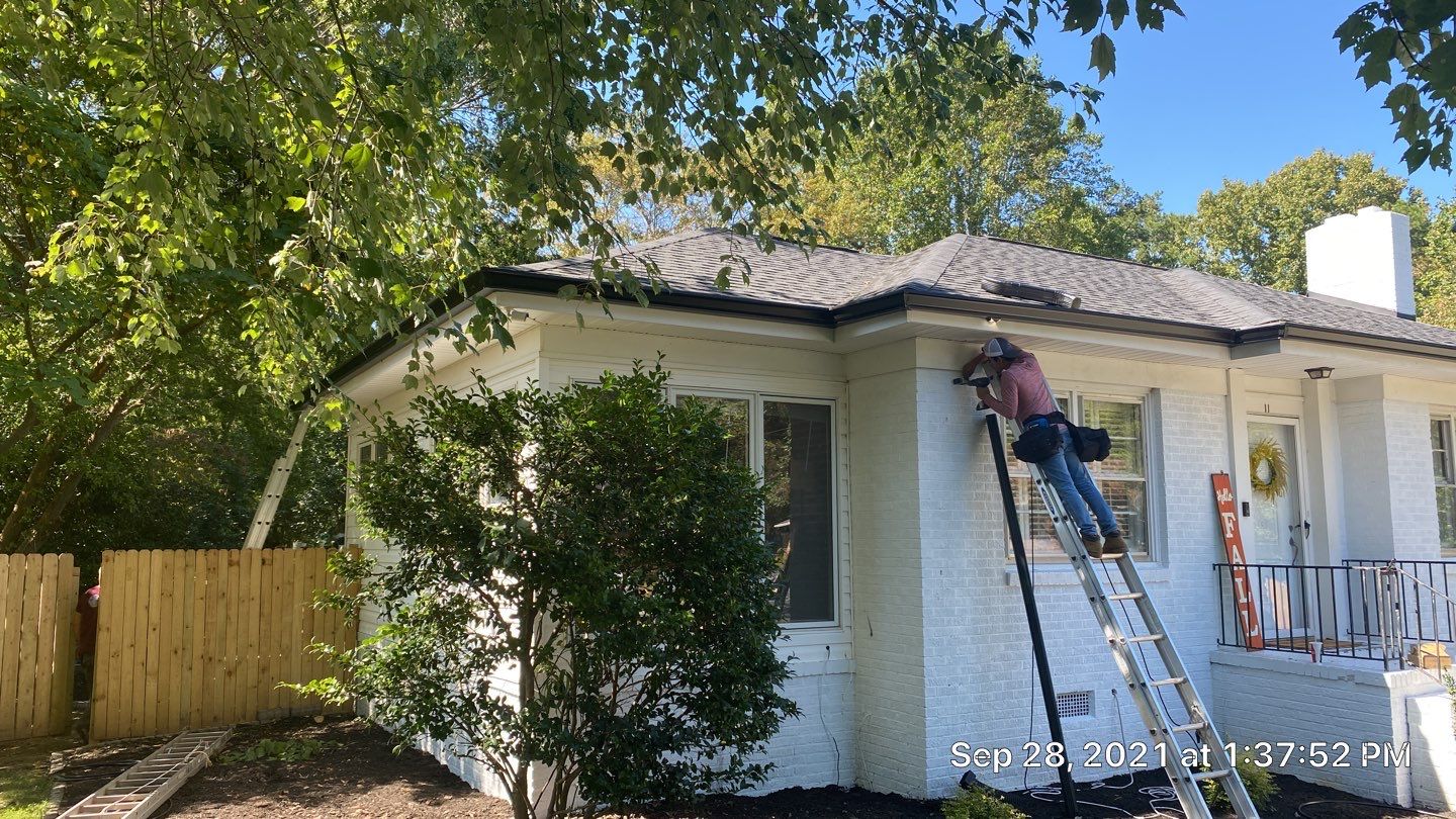 Gutter Installation in Greenville, SC using Seamless Gutter System by Property Assessment