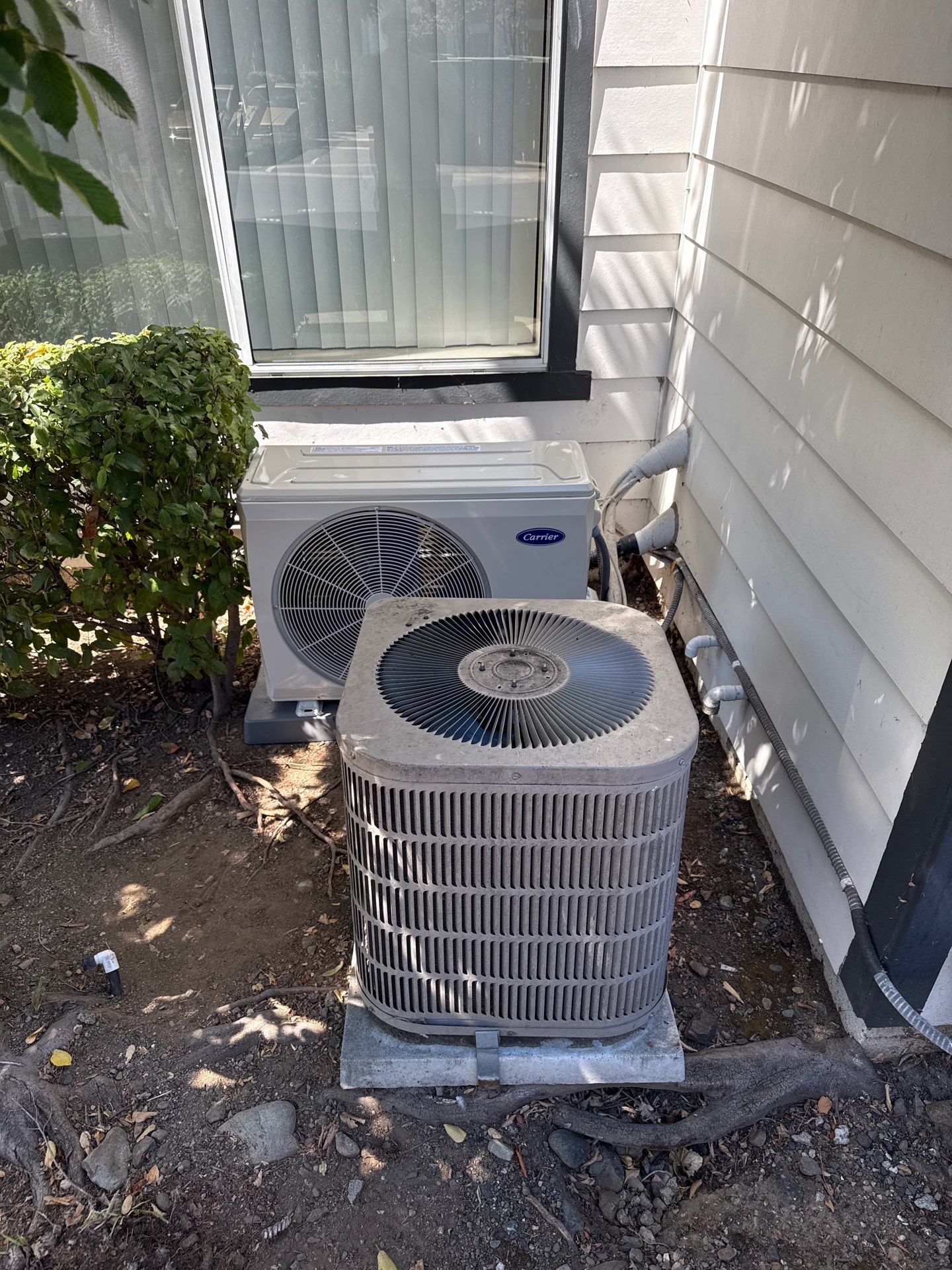 Carrier Heat Pump and Air Handler Installation in Santa Rosa by Green Core Heating & Air
