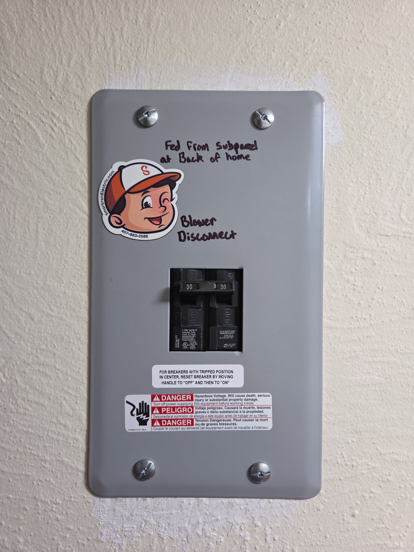 Whole-Home Electrical Upgrade with HVAC Power & Panel Renovation – Winter Park, FL by Smartron Electric