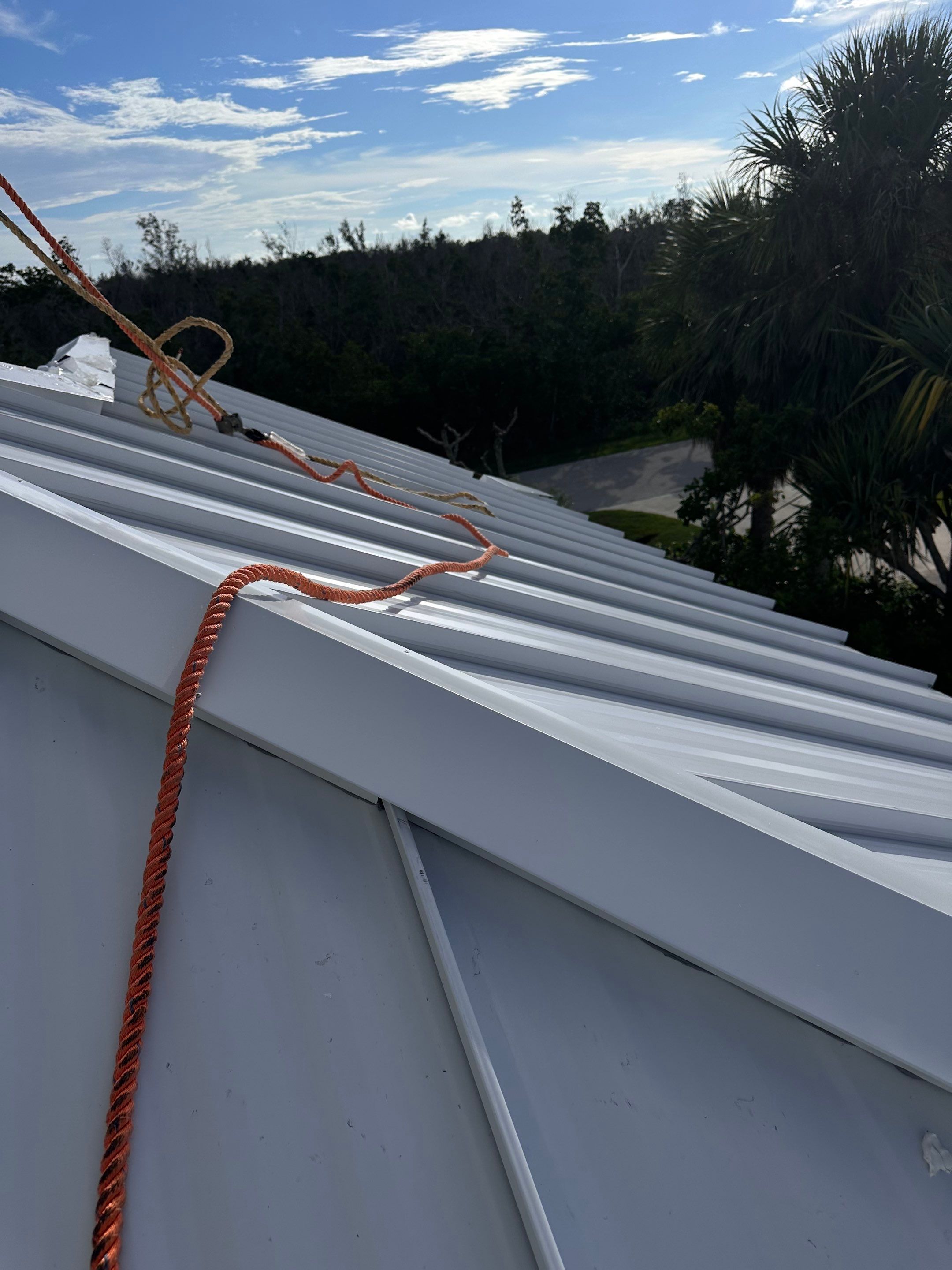 Sanibel Island Standing Seam Roof Replacement by Four Peaks Roofing