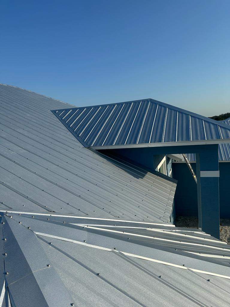 24ga 5V Crimp Mill Finish  by Total Roofing System The Metal Roof Experts