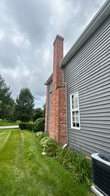 Turtle Shell gutter protection installation in Naperville, IL 60565, photograph 16