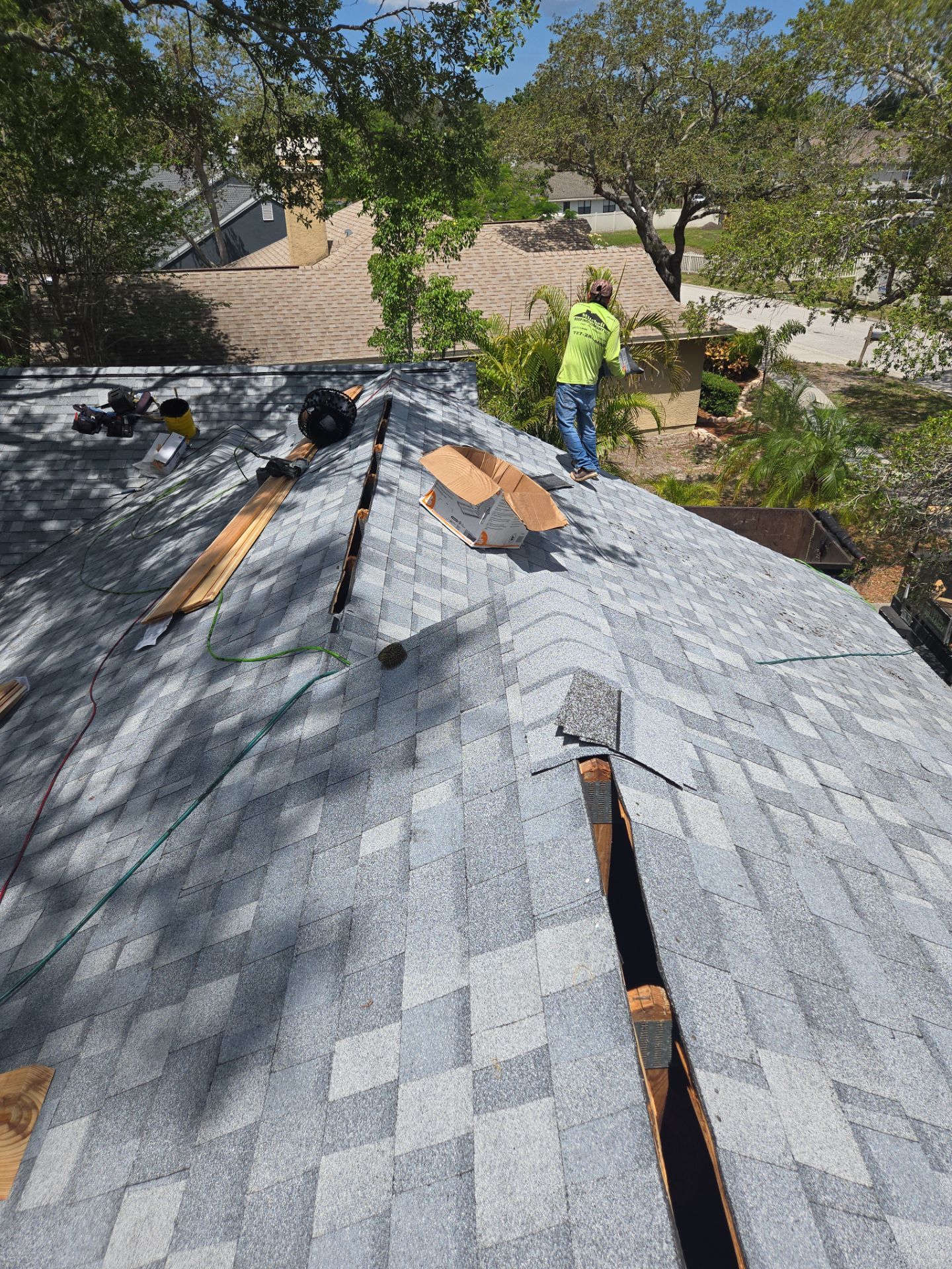 Project in Clearwater 33760 by Mitchell Roofing Company LLC 