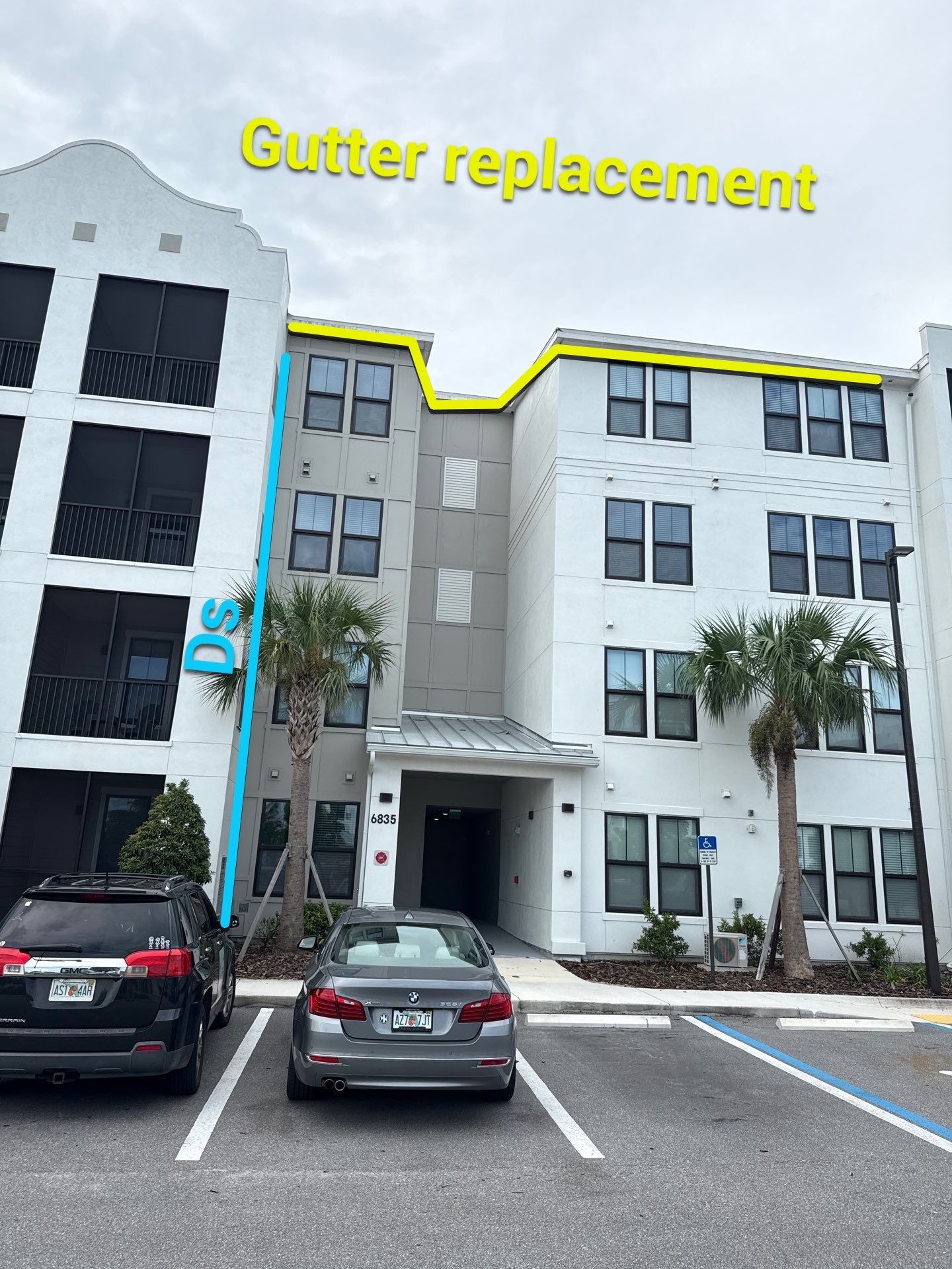 Replace gutter using gutter installation in Bradenton FL by Gutter Professors