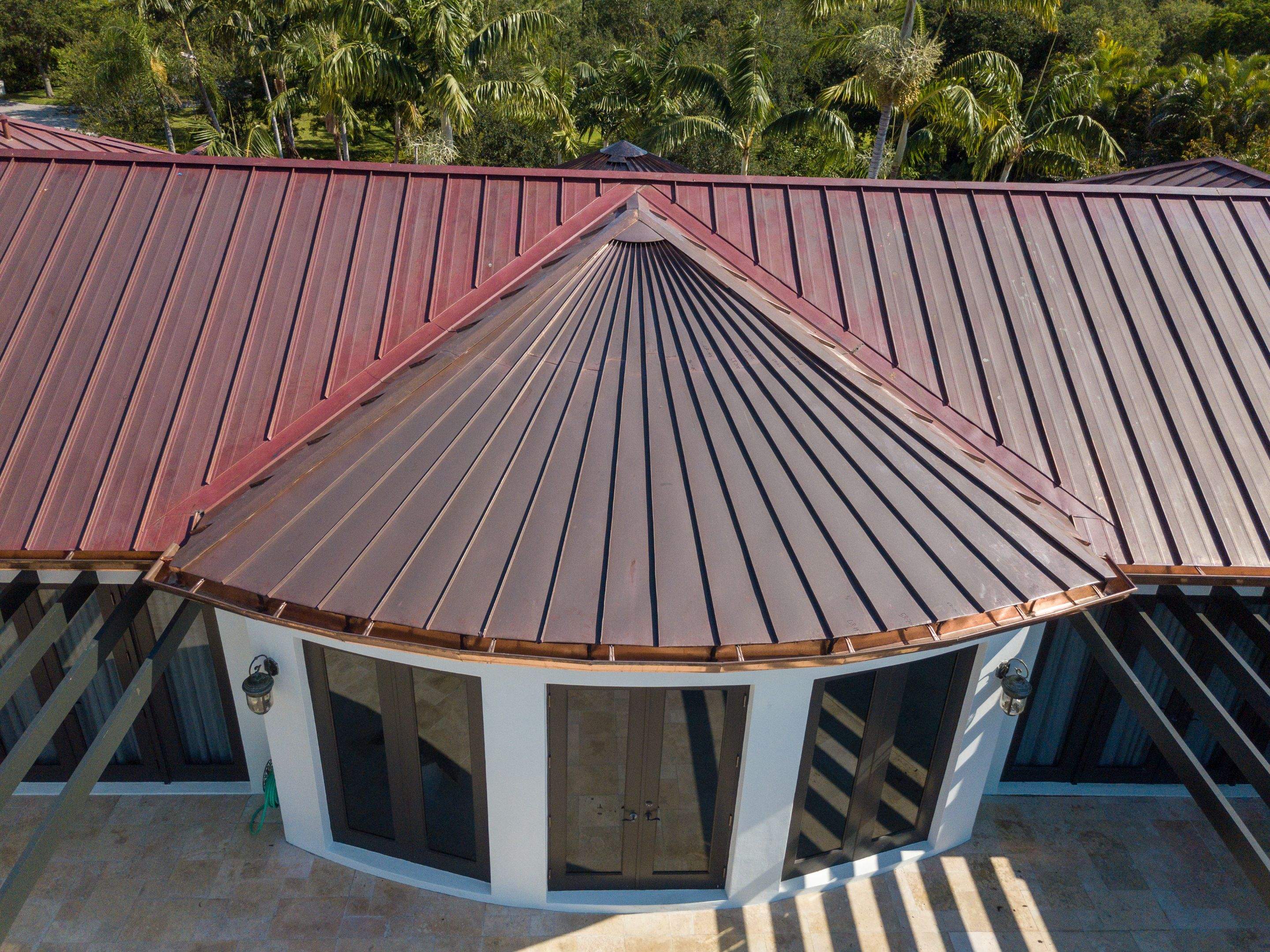 Metal Roof - Copper by Istueta Roofing