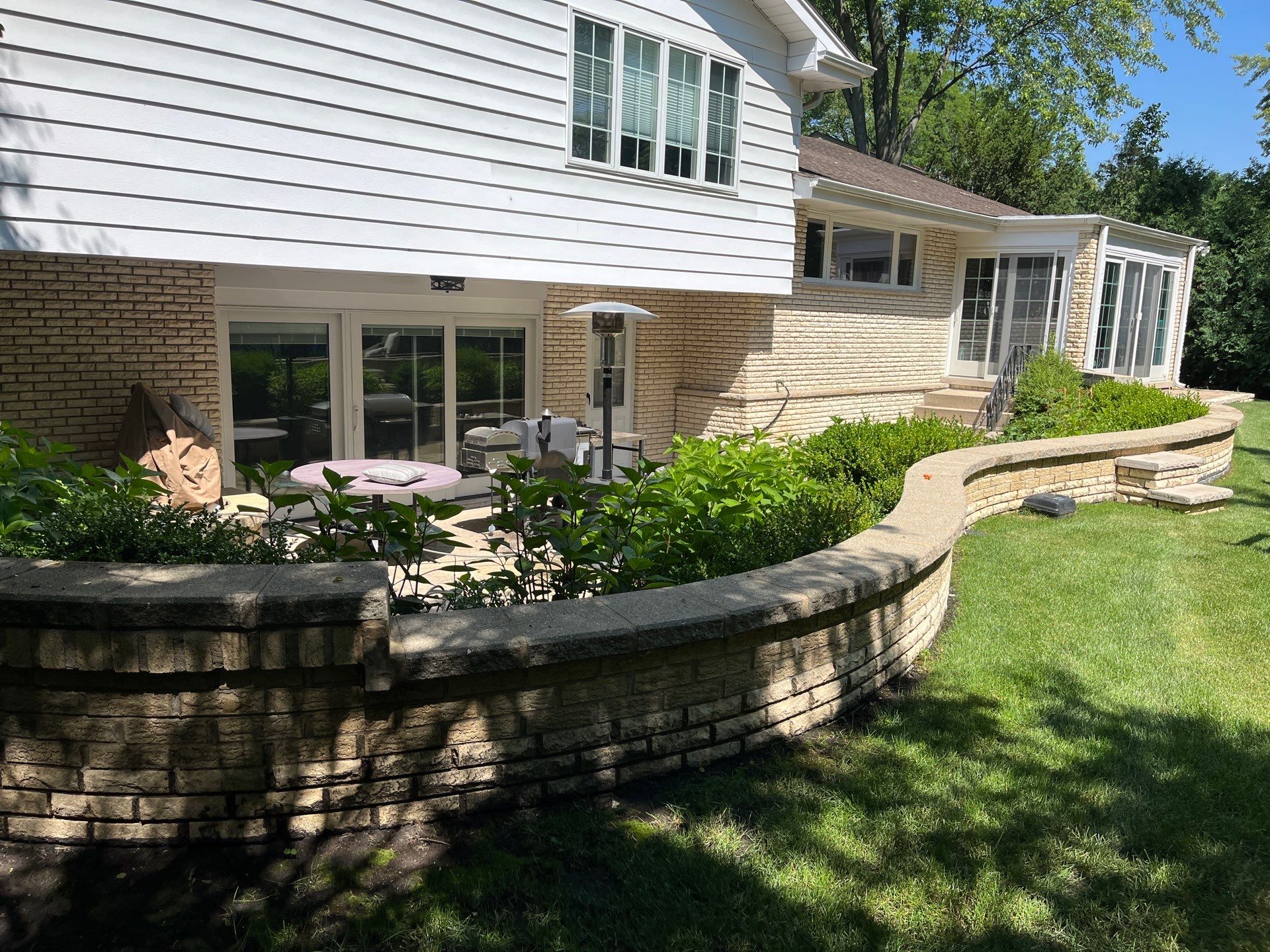 concrete power washing using Algaecide, soft wash soap by Northern Power Washing LLC.