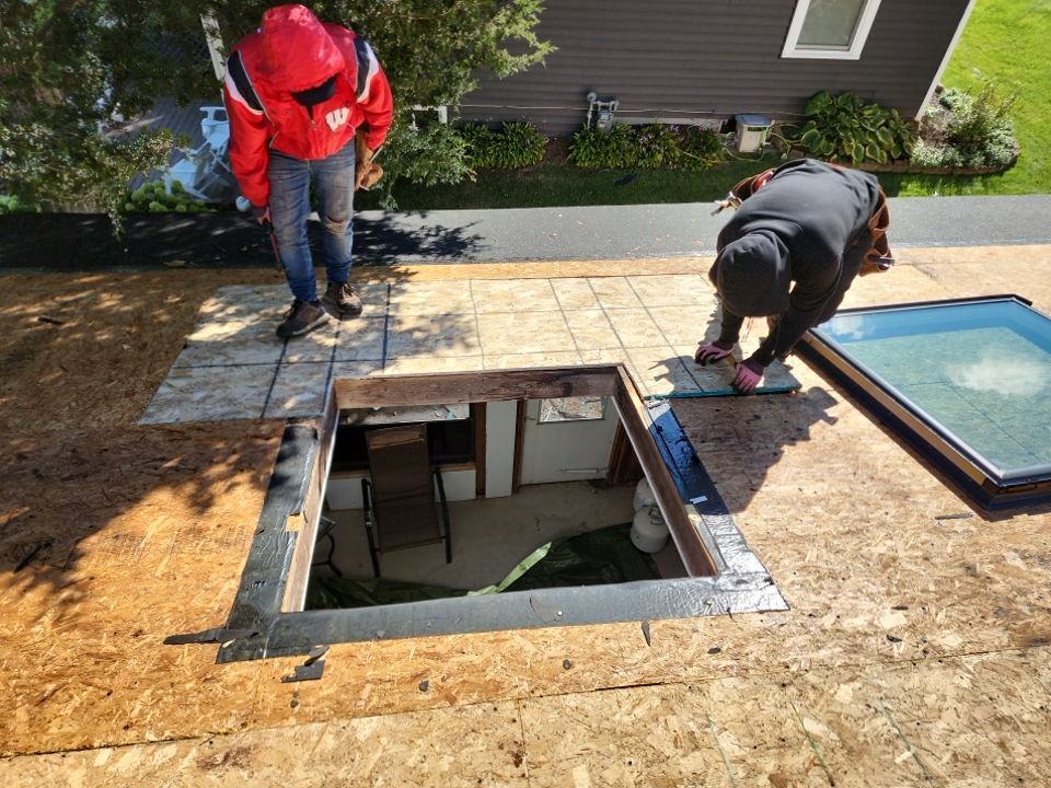 Residential Roof Installation and Skylight Replacement in Kiel, WI by Gellings Roofing & Siding