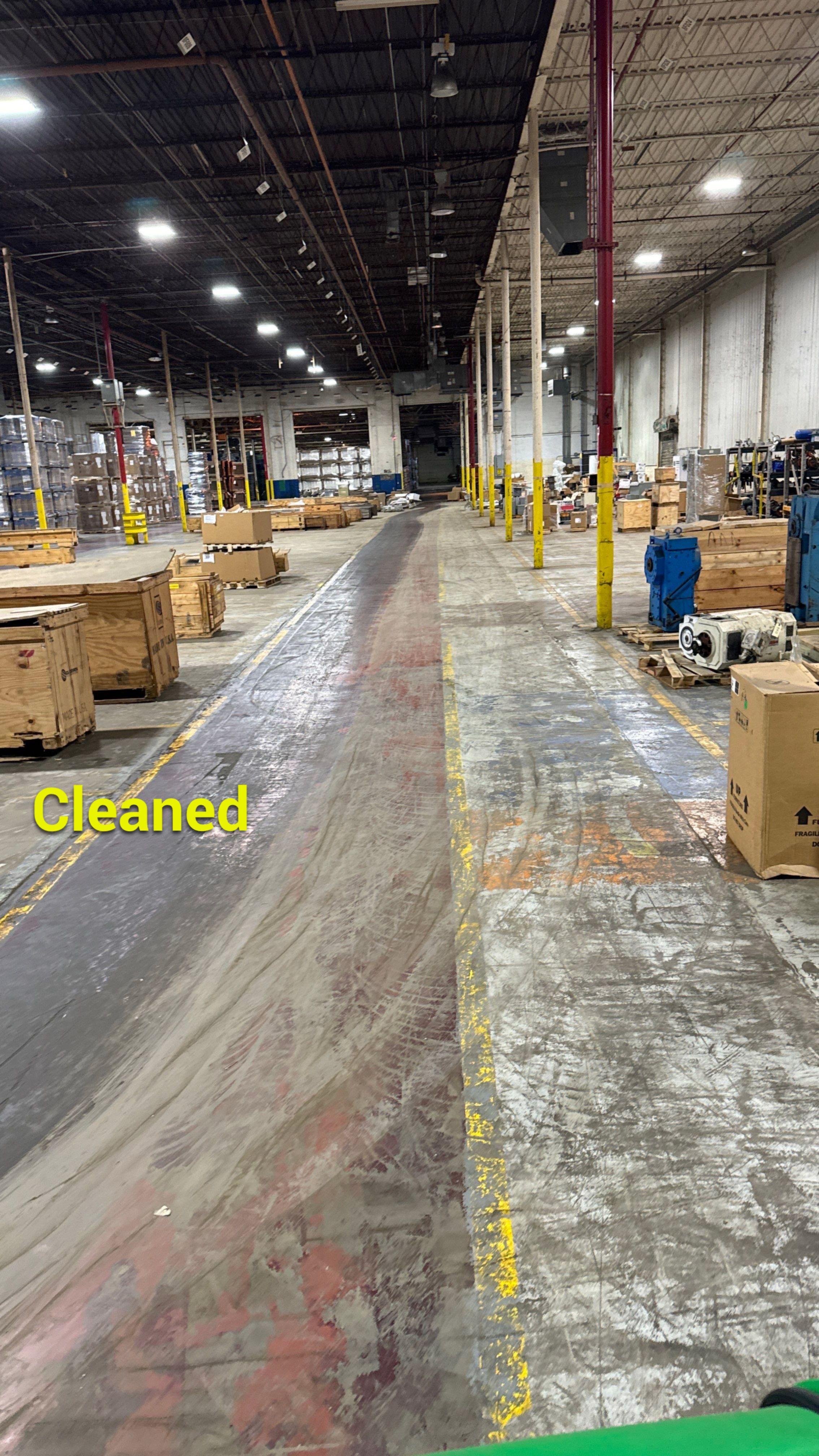 Berry Global Warehouse Cleaning by Mr. Mister Power Washing