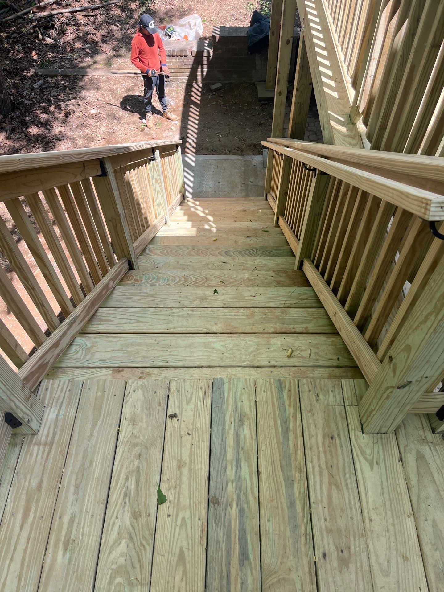 Wood Deck Build in Acworth, GA by Nelson Exteriors 