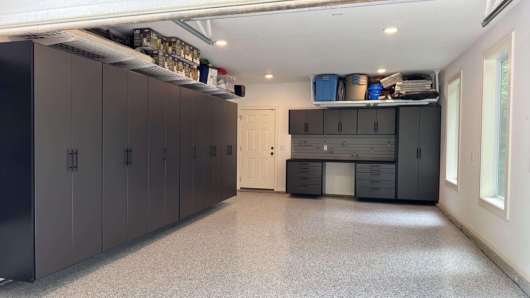 Will W. got his dream garage with a Banner Garage Floor and Cabinets  by Banner Garage