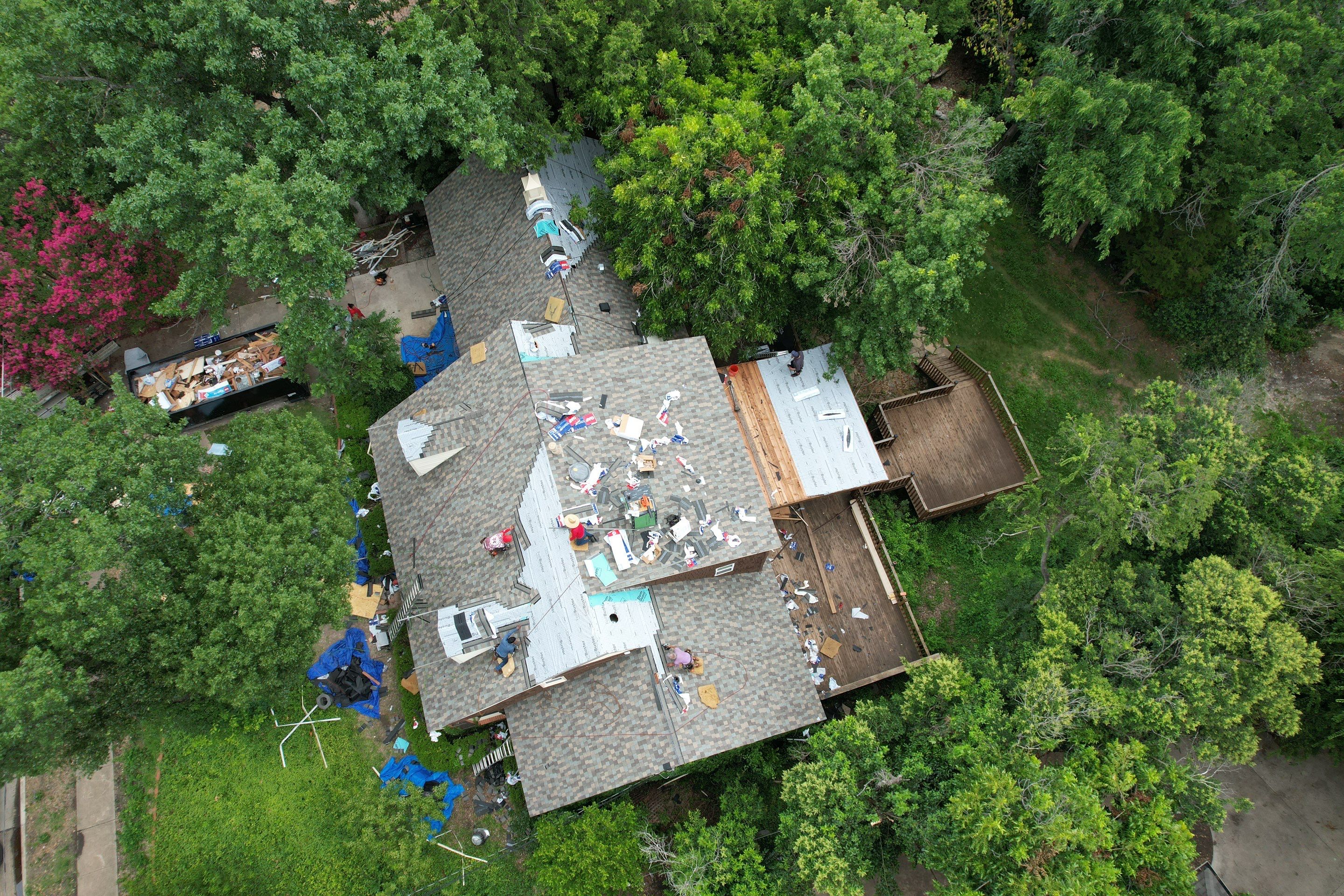Project in Richardson by Zeus Exteriors