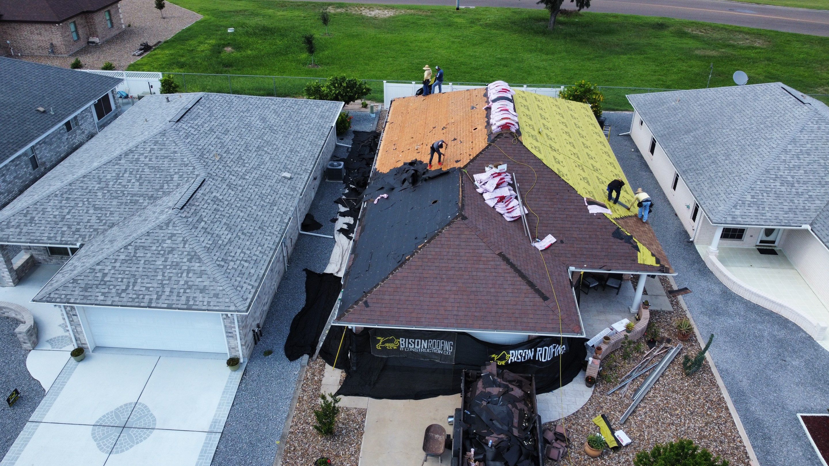 Mission Roof Project by Bison Roofing  