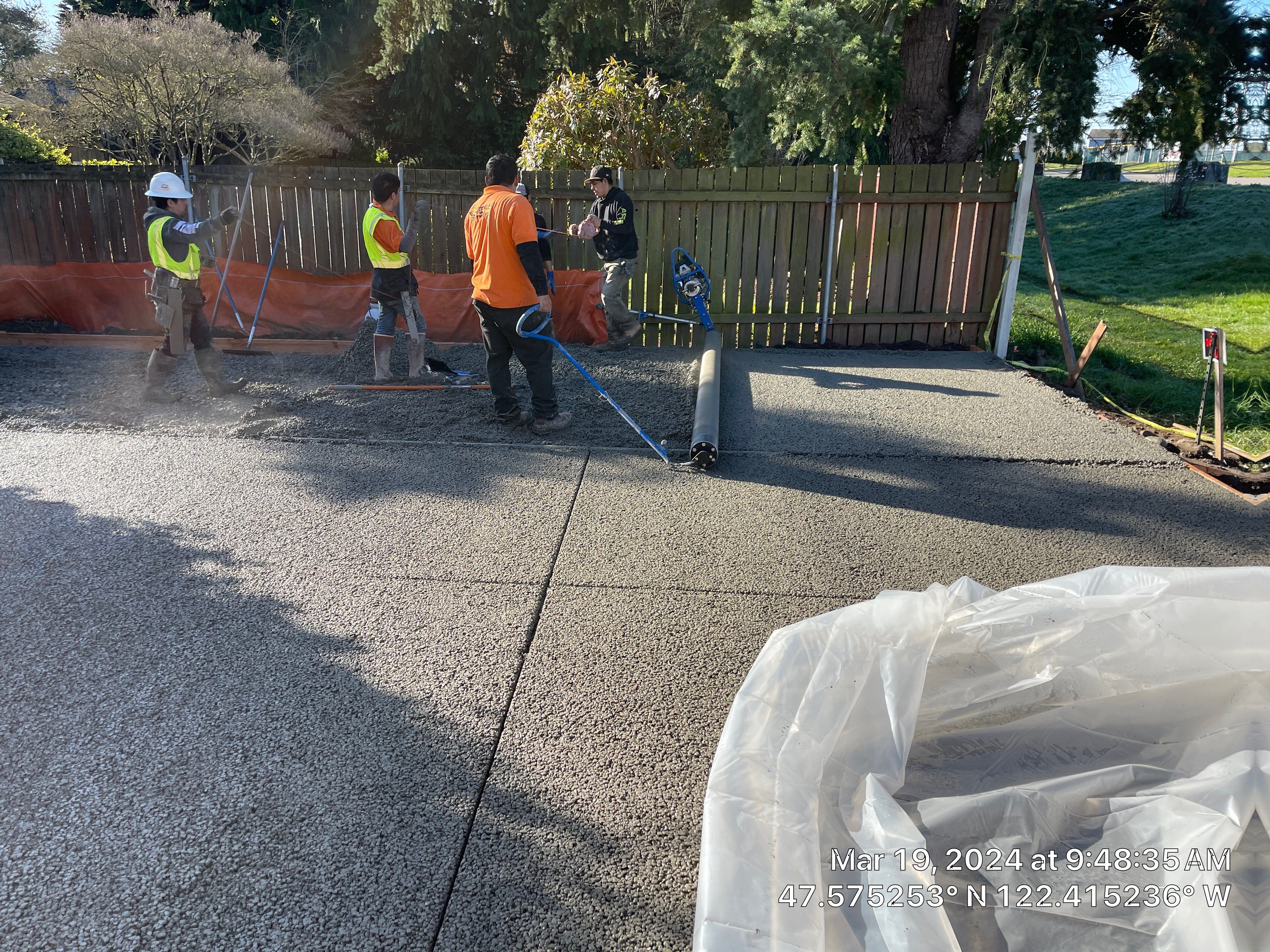 Ron | Pervious Concrete Driveway  by Jireh Asphalt & Concrete Inc 