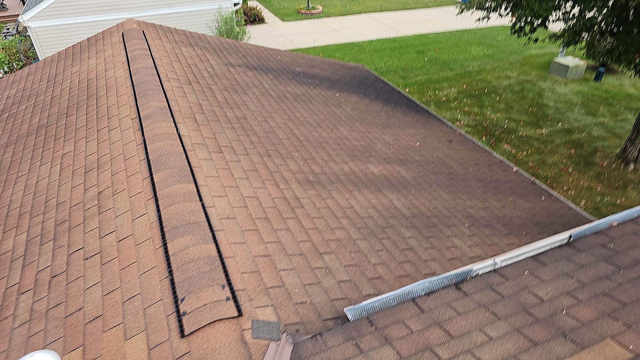 ATLAS PINNACLE COLOR: HEATHERBLEND DRIP EDGE: MUSKET BROWN by Eagle Eye Roofing