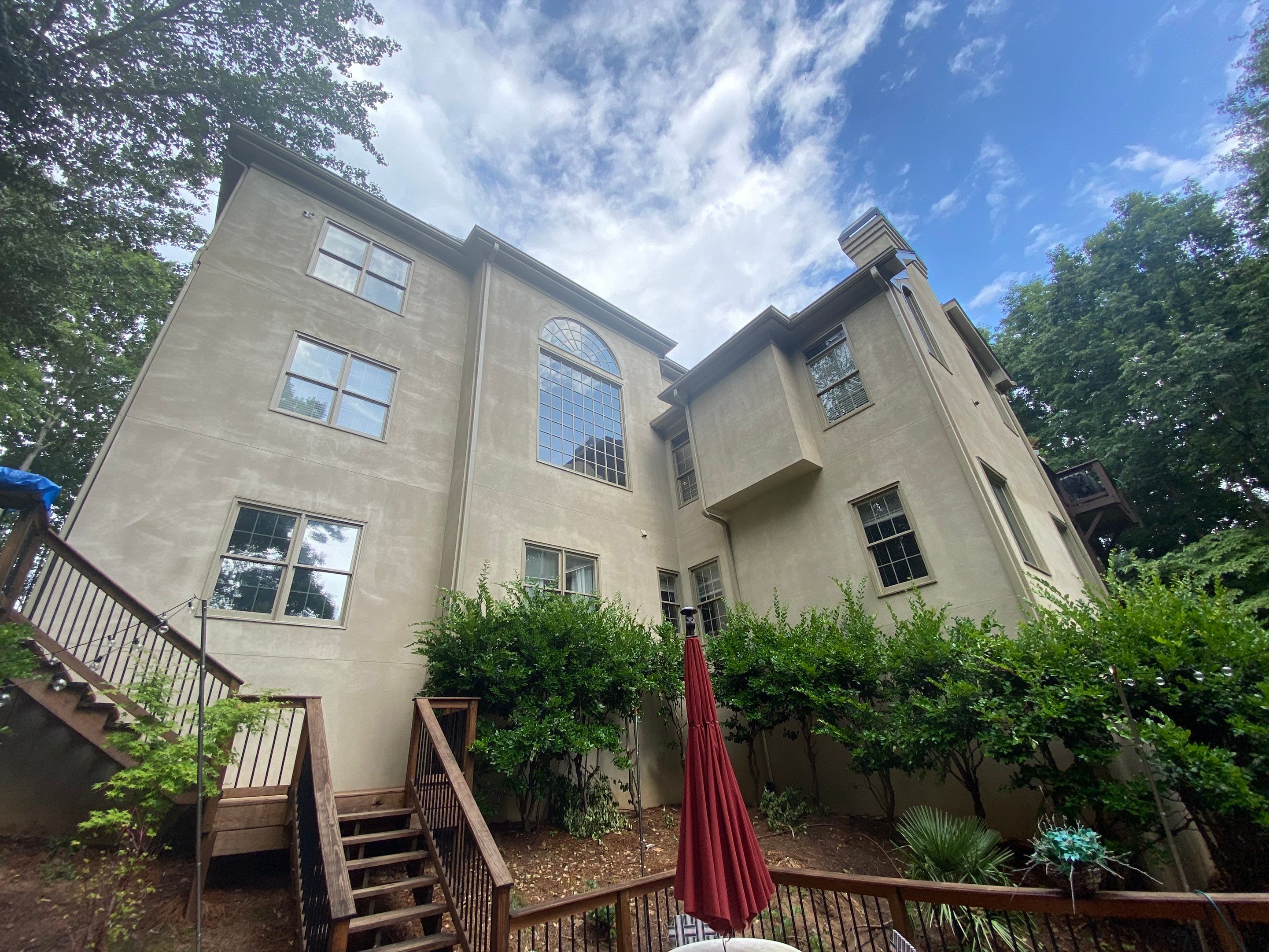 Exterior Painting and Shutter Refresh for a Roswell Stucco Home by Swift Home Renovations