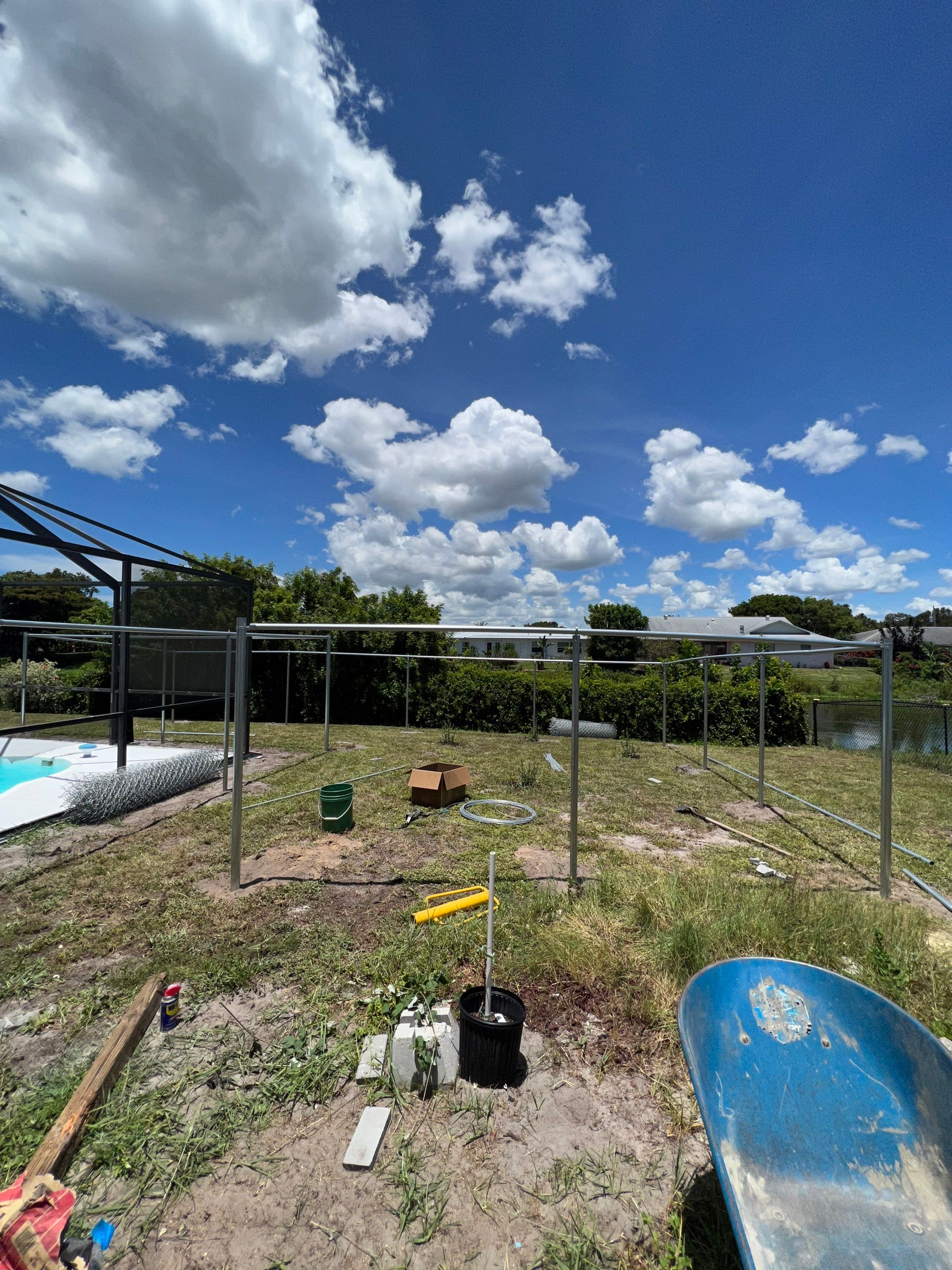 Venice, FL 6ft. Tall Galvanized Chain-Link Fence by Asap fence and gates, LLC