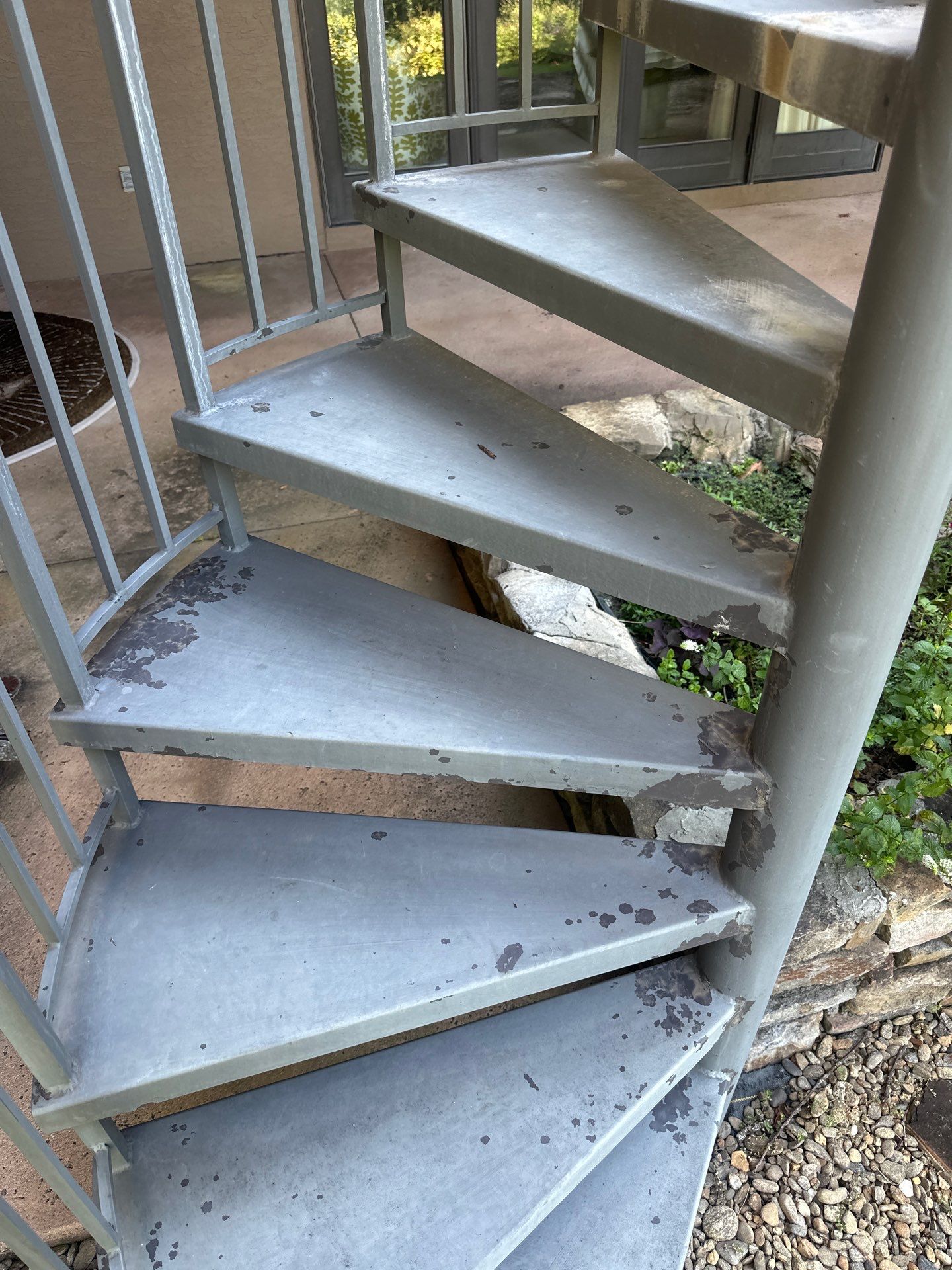 Refinishing Metal Railings and Spiral Staircase for Traveler’s Rest Estate by Painter1