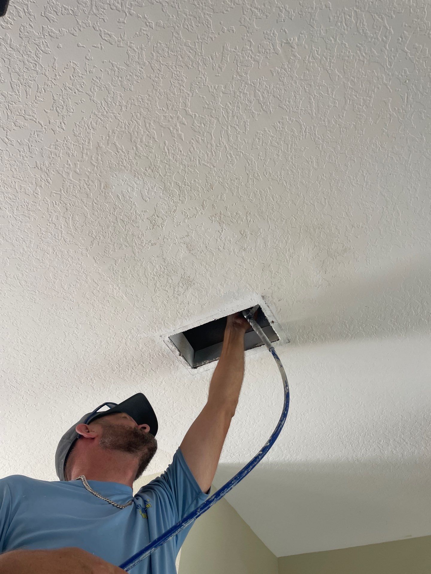 Supply Boot Sealing with Surface Protection in Orlando by Hygienic Air, Inc