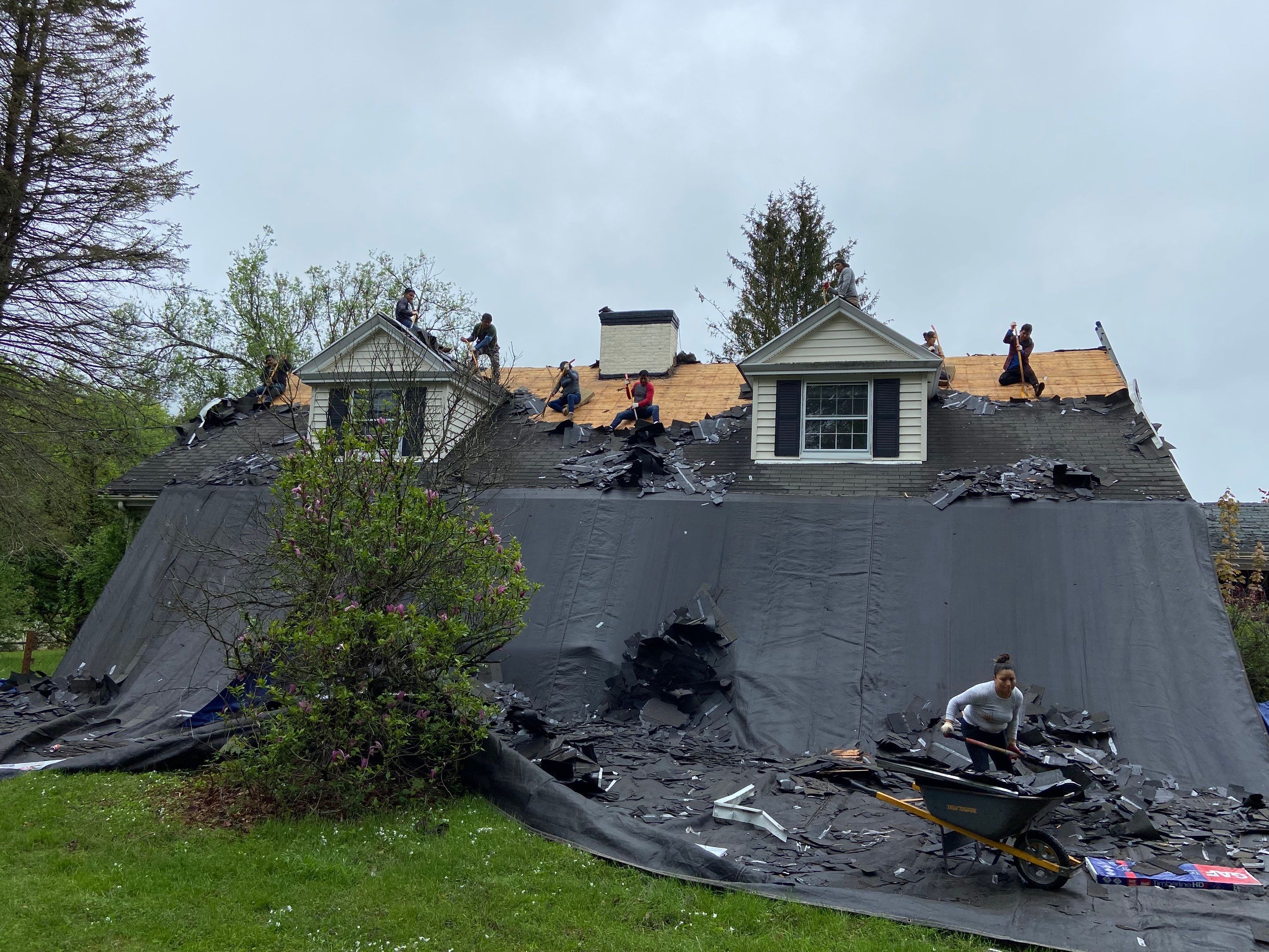 Residential Roofing Installation using GAF Timberline HDZ by Sensible Home Solutions