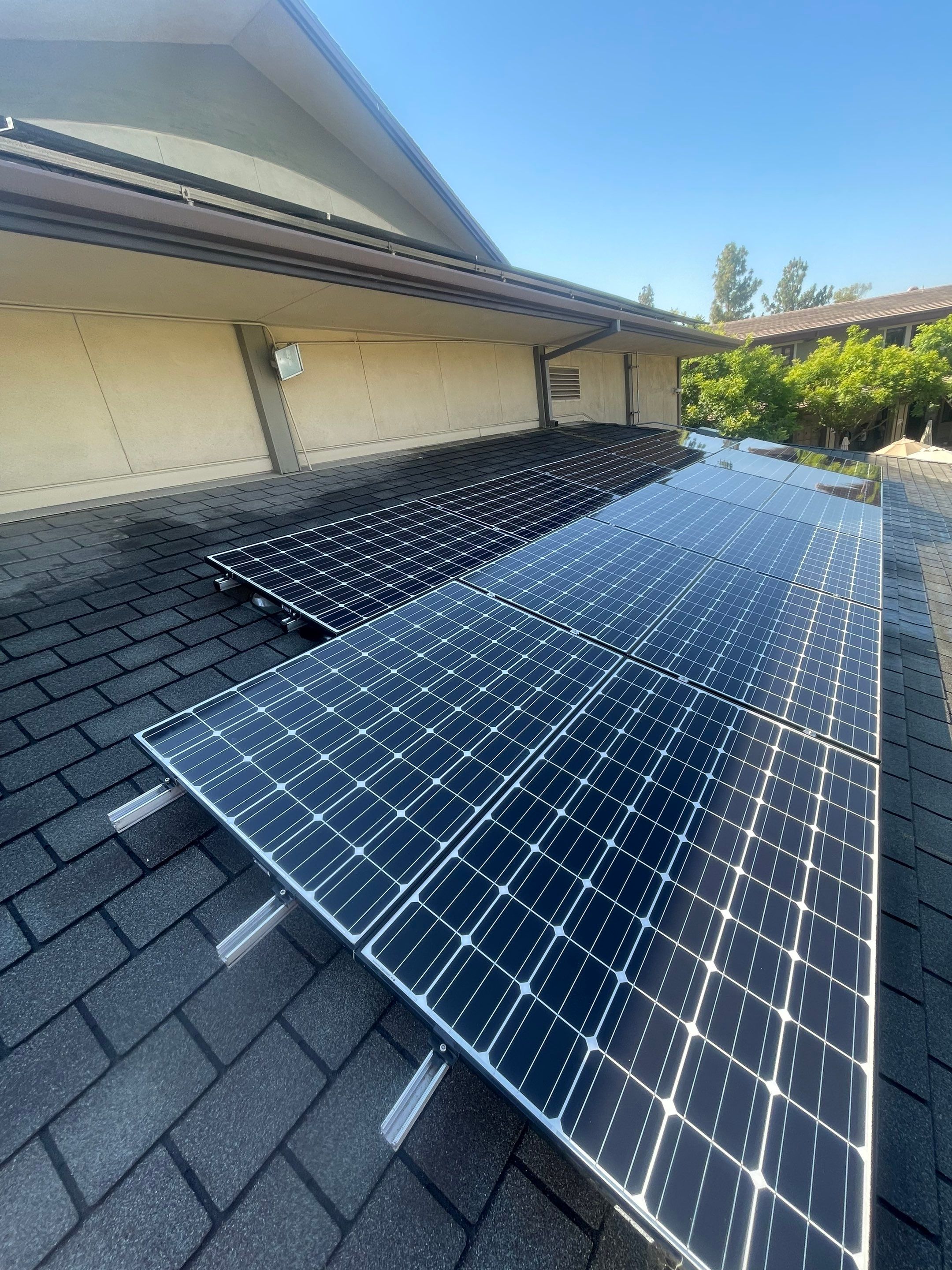 Commercial Solar Panel Cleaning for Chandler School in Pasadena Ca by Palm Coast Solar Cleaning